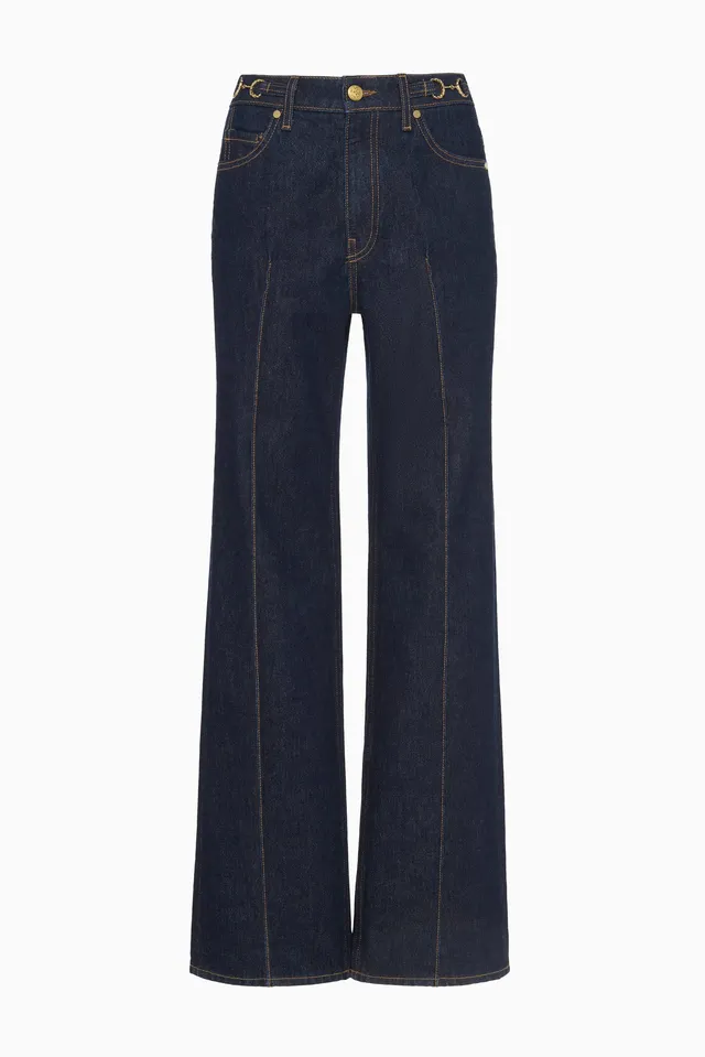 Ulla Johnson Agatha UJ9904061 Jean Tigris droit coton