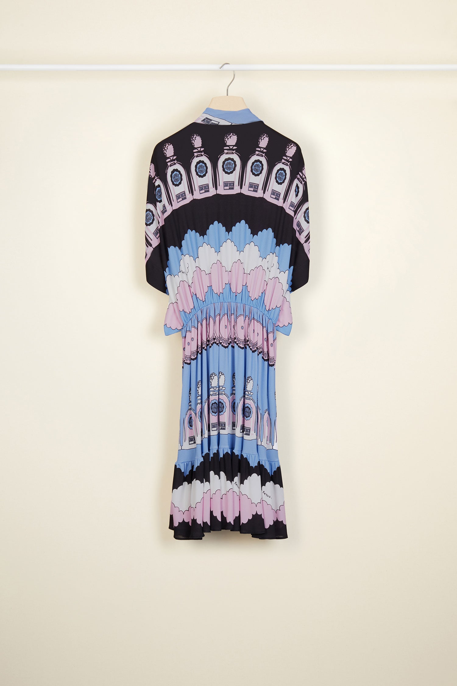 Patou P20DR01300375006 robe jersey imprime Cloud Print 38 midi