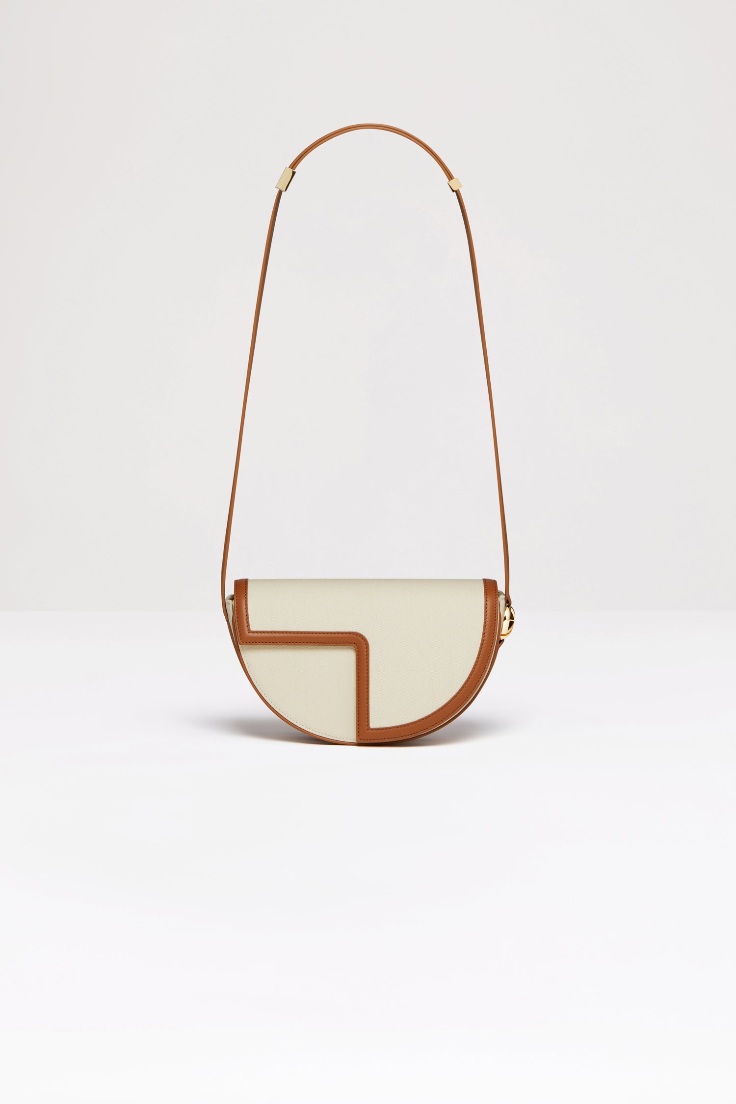 Patou Le Patou BA002 sac toile recyclée cuir safran