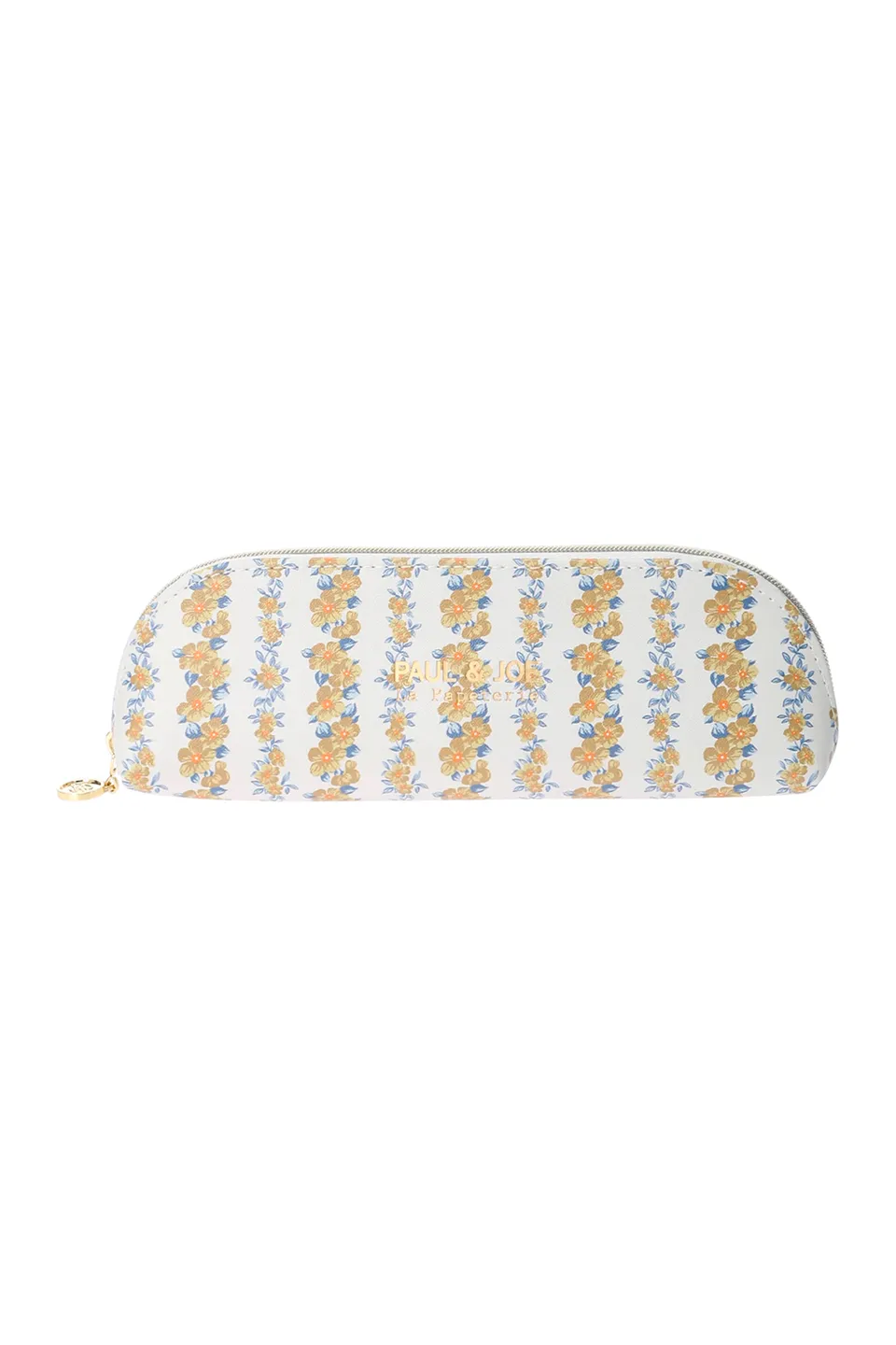 Paul & Joe trousse florale beige imitation cuir