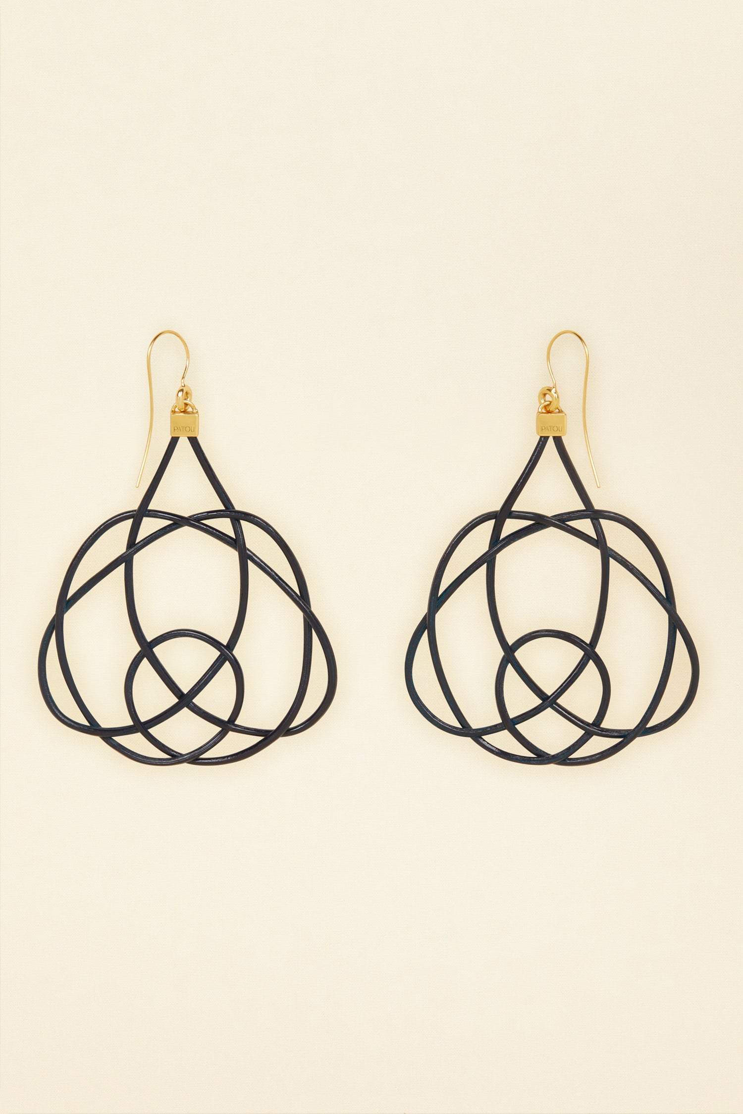 Patou JW0810043698N boucles d’oreilles osier Night Blue