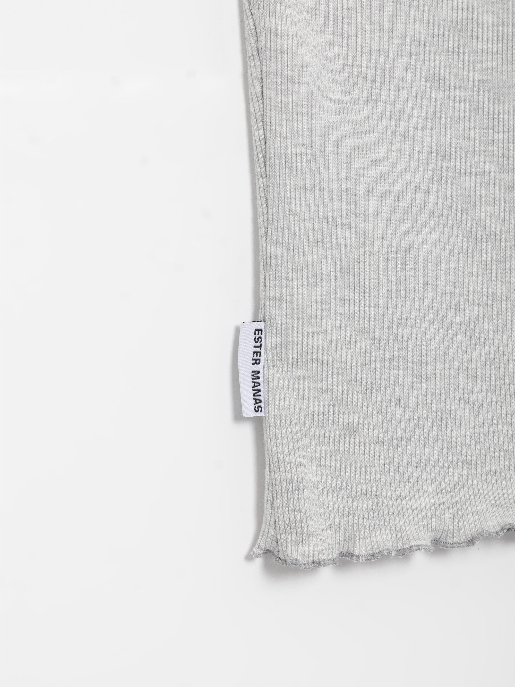Ester Manas Grey Lace Débardeur gris XS/S court