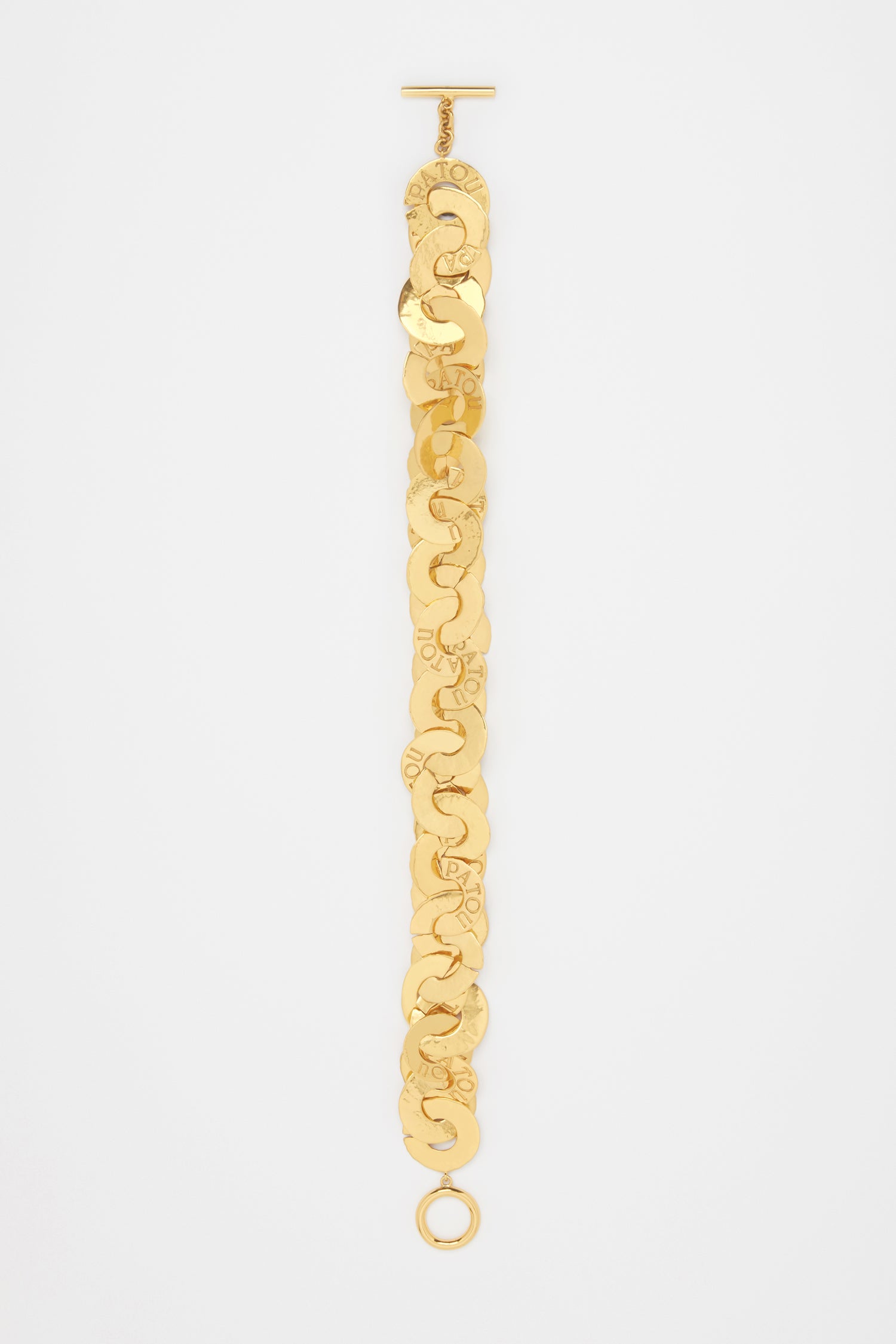 Patou Coin choker collier Gold laiton doré TU