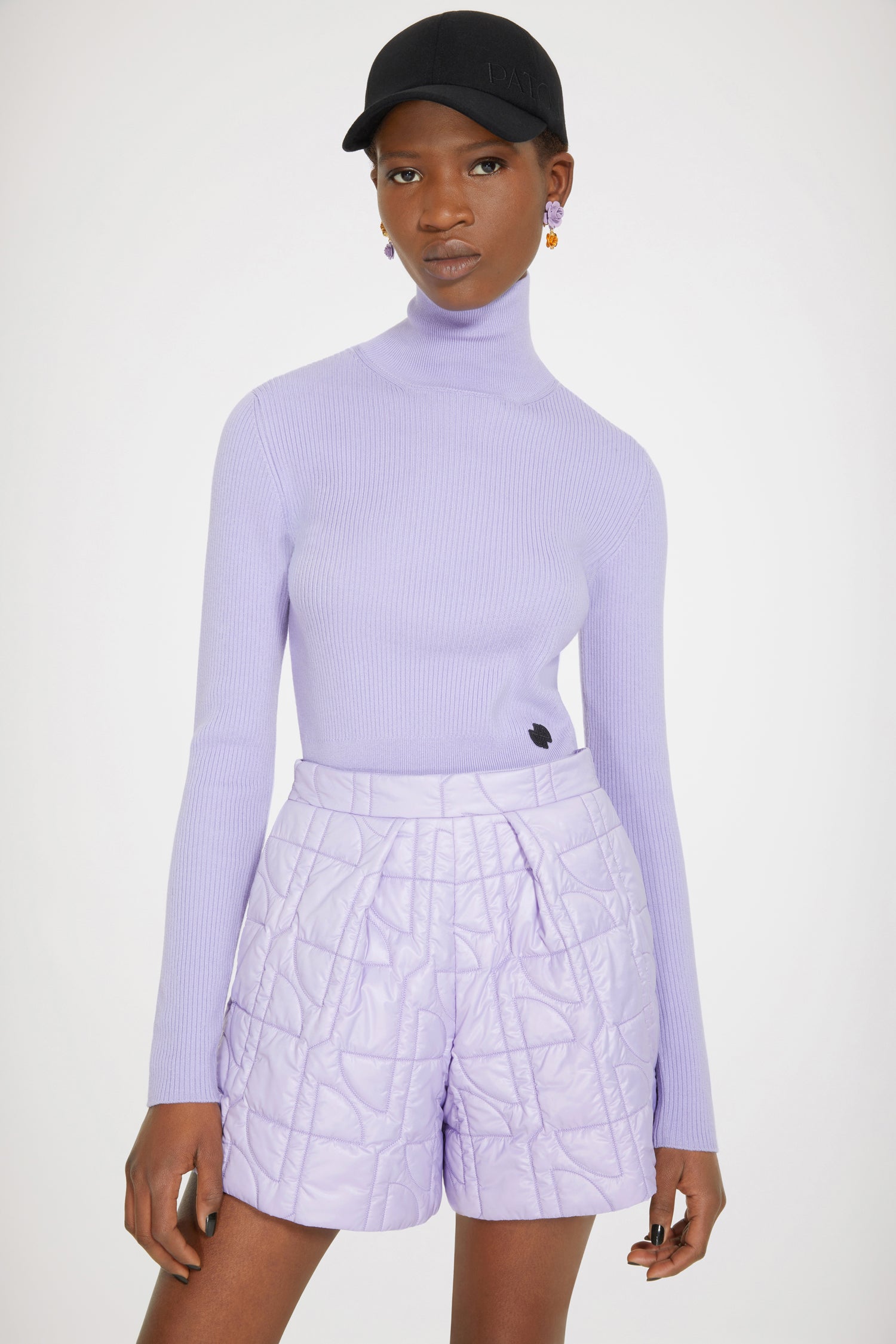 Patou Short TR022 short matelassé lavande 34 recyclé