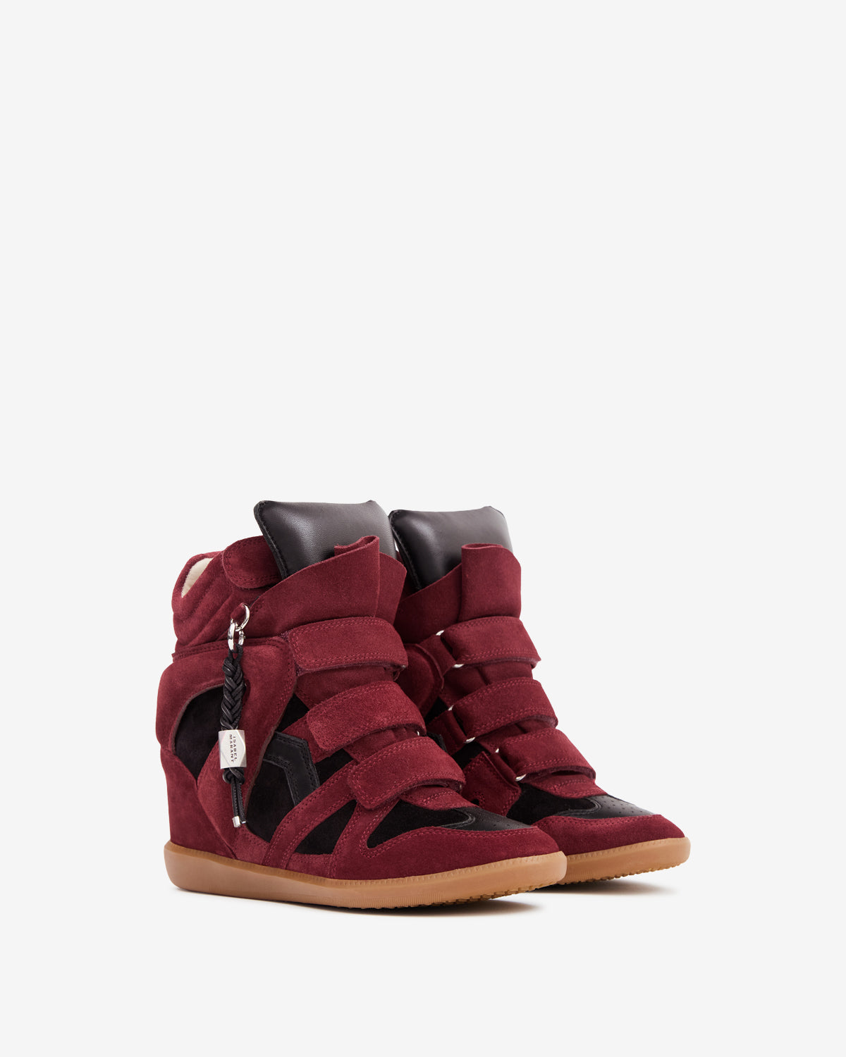 Isabel Marant Bekett Ring BK0104FA baskets bordeaux-noir