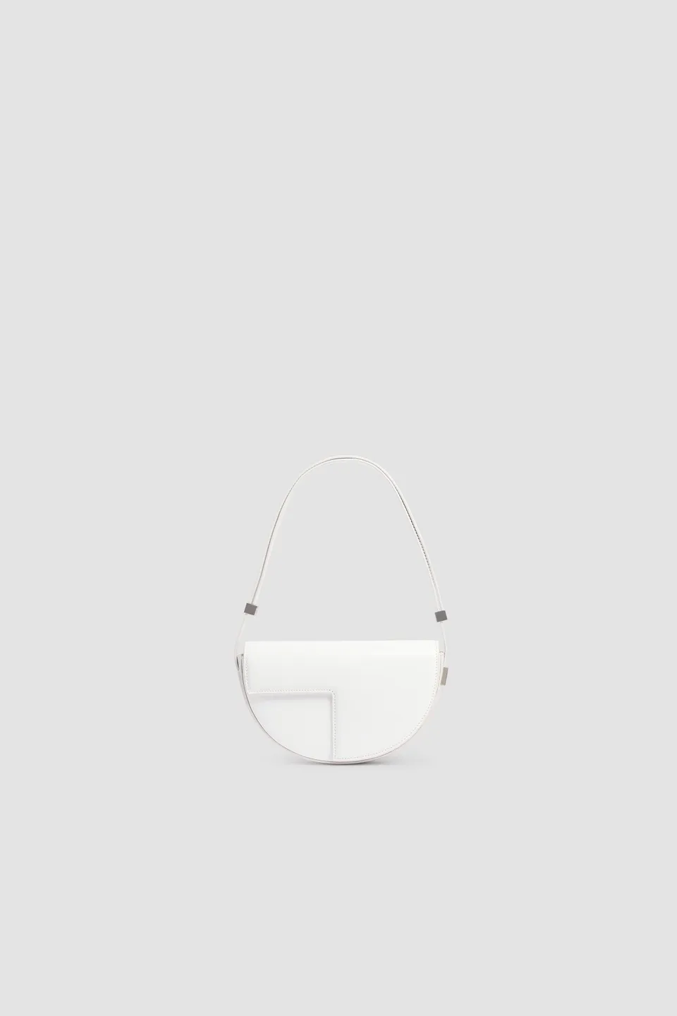 Patou P26BA0245032001S sac cuir blanc