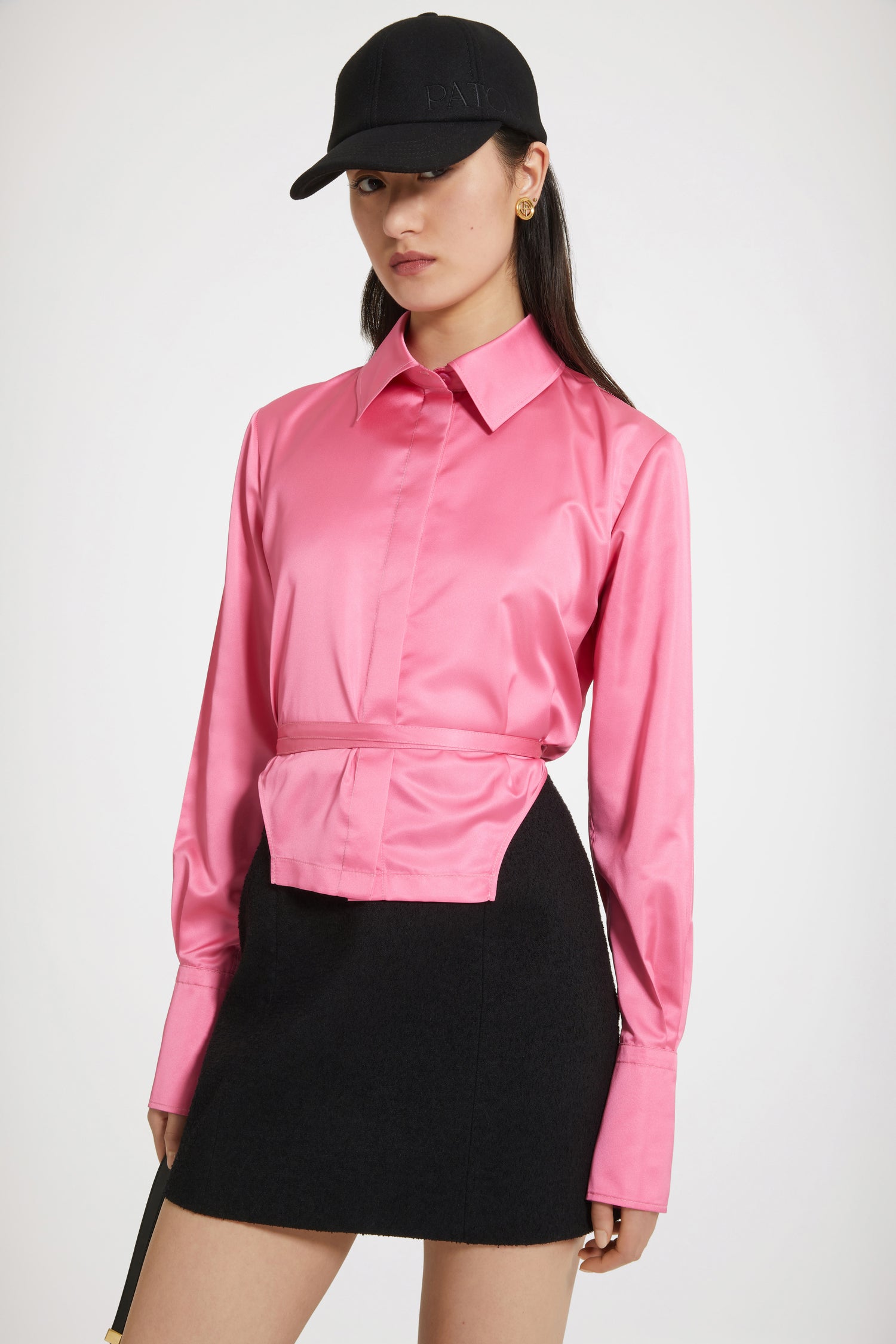 Patou Tops chemise BL0260152426P satin rose 44