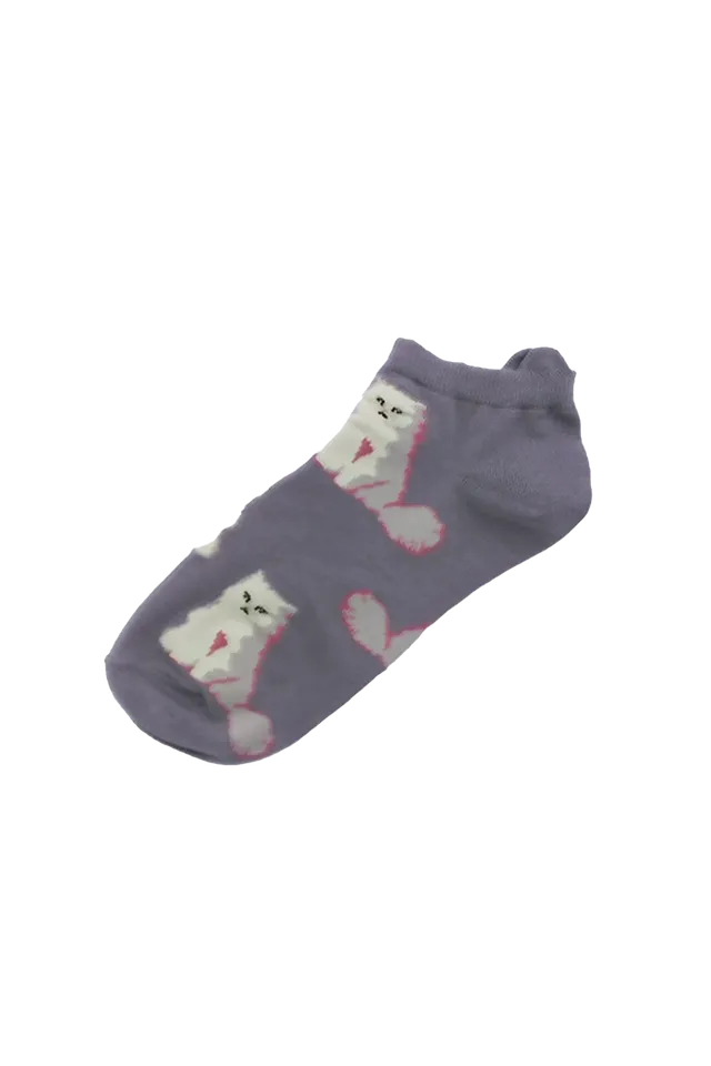 PAUL & JOE Gipsy chaussettes basses chat gris