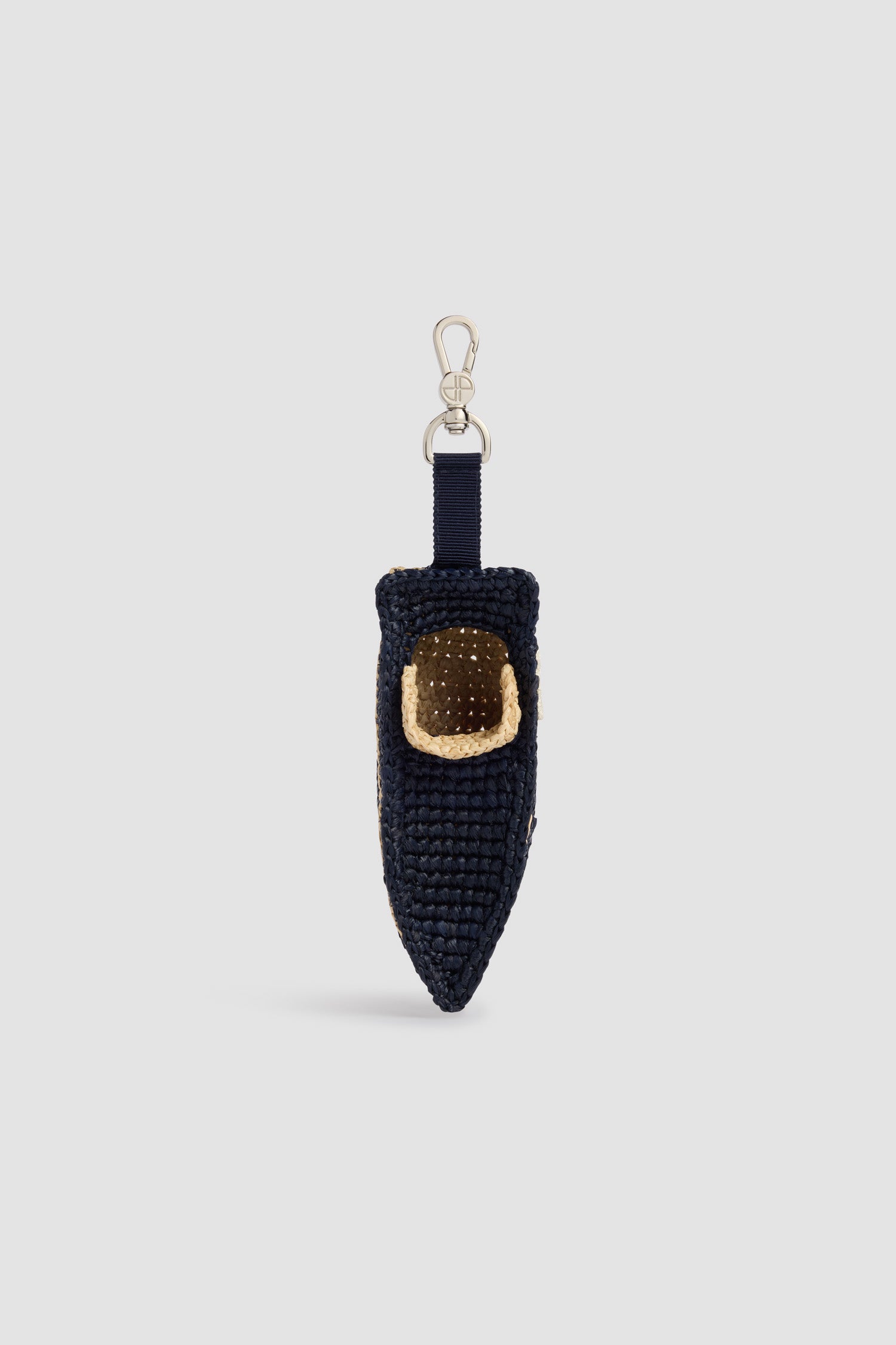 Patou Raffia Boat Charm bleu marine raphia TU