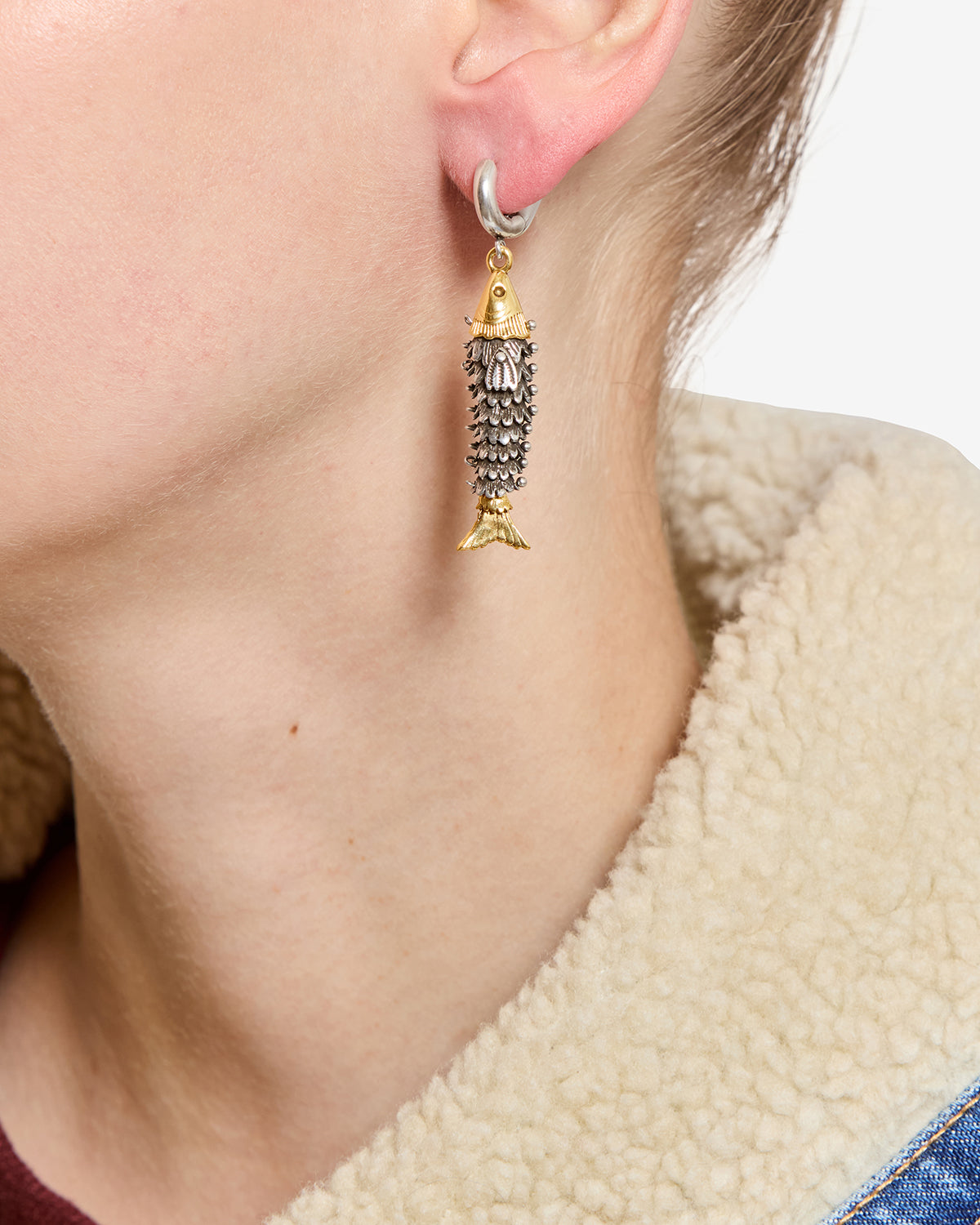 Isabel Marant New River BL0314FA-D3B13B boucles oreilles poisson