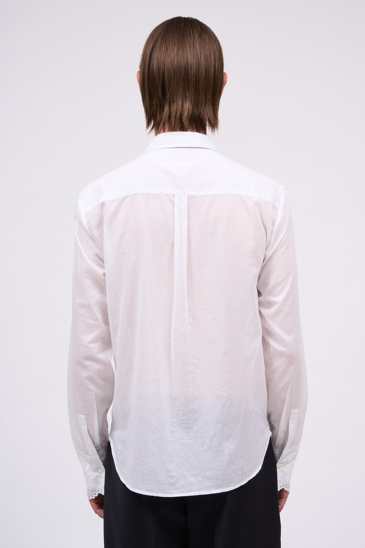 Paul & Joe STEWART chemise brodée voile de coton florale