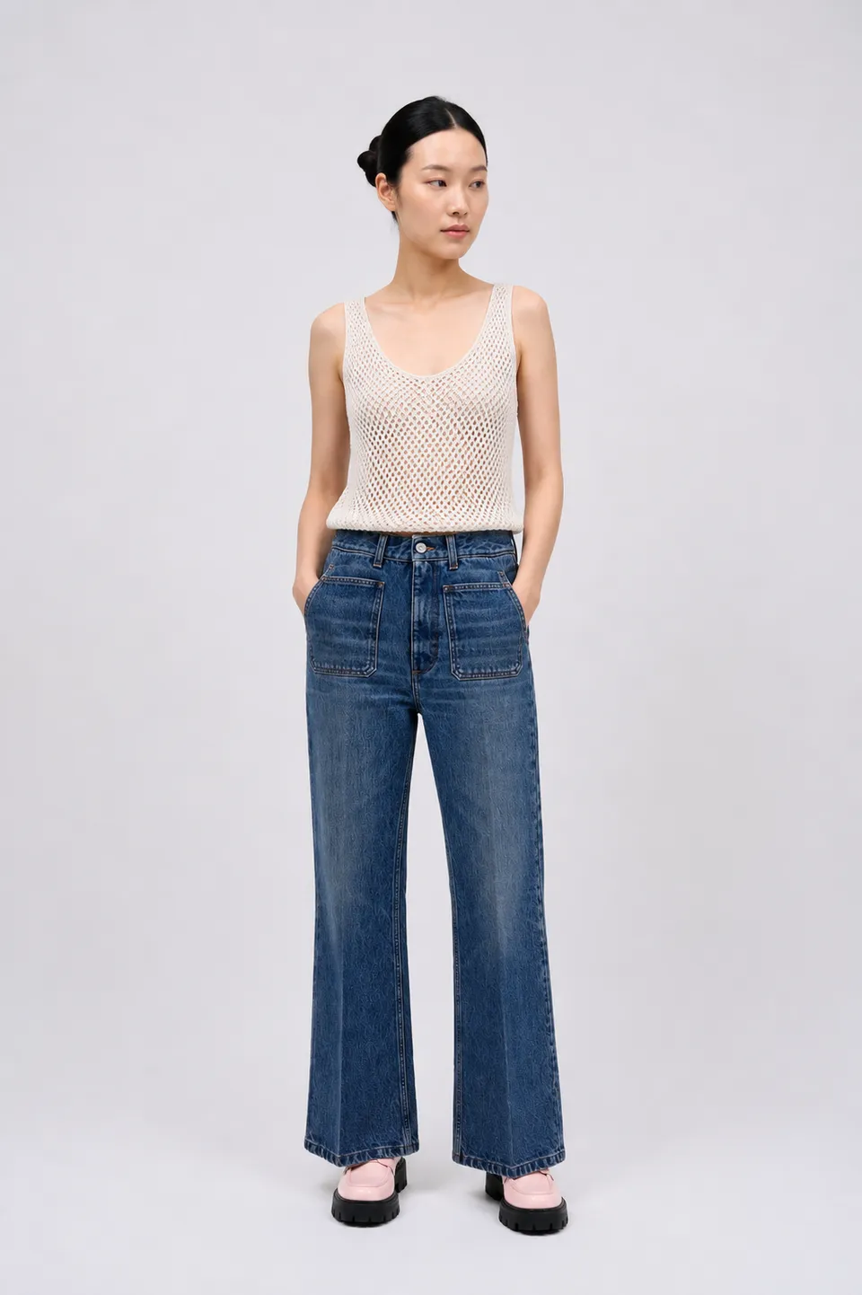 Paul & Joe Tailoring Woodstock jean évasé taille haute Jeans