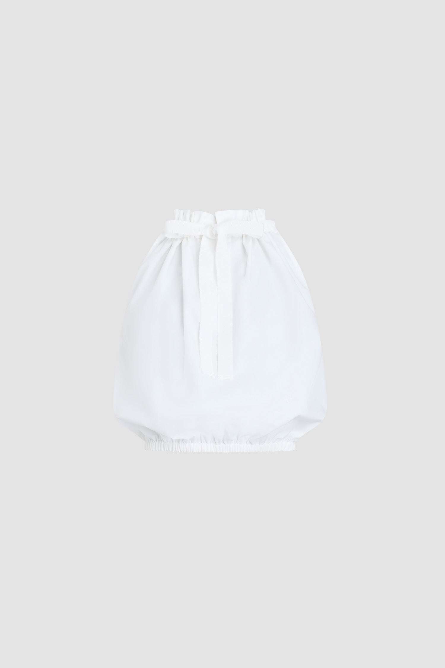 Patou TO178 top blanc coton bio sans manches col
