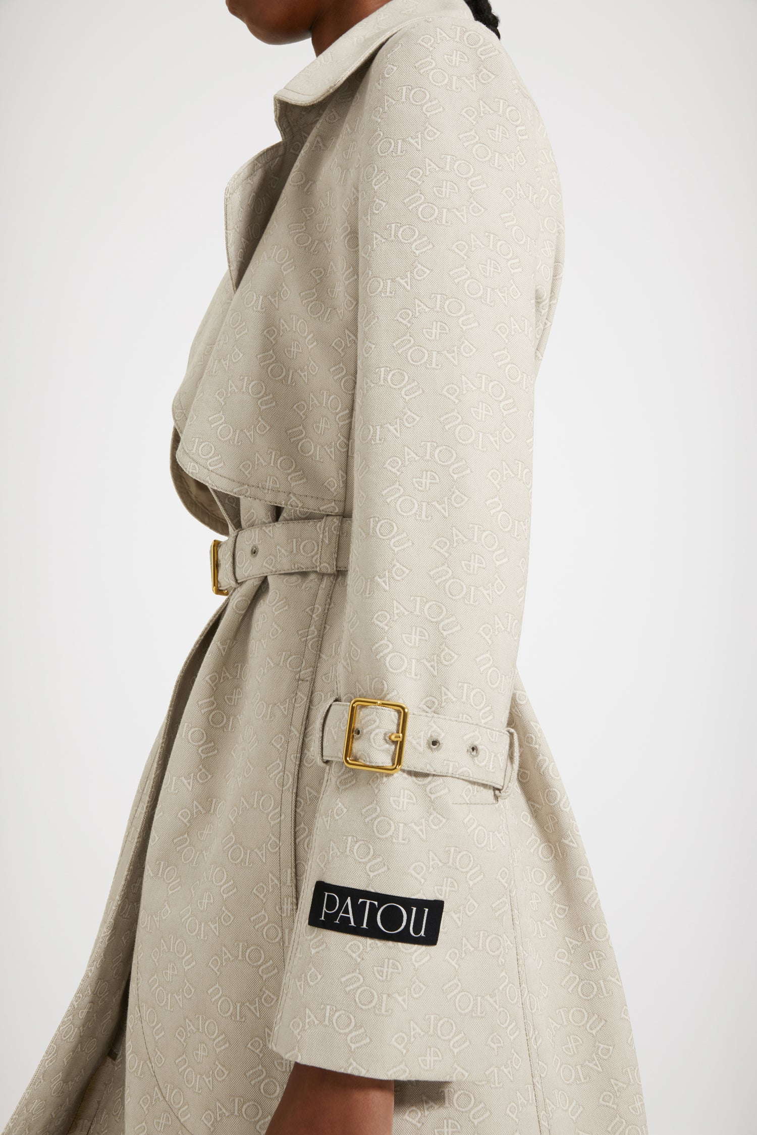 Patou OU019 trench coton bio Medallion tailles 34-44