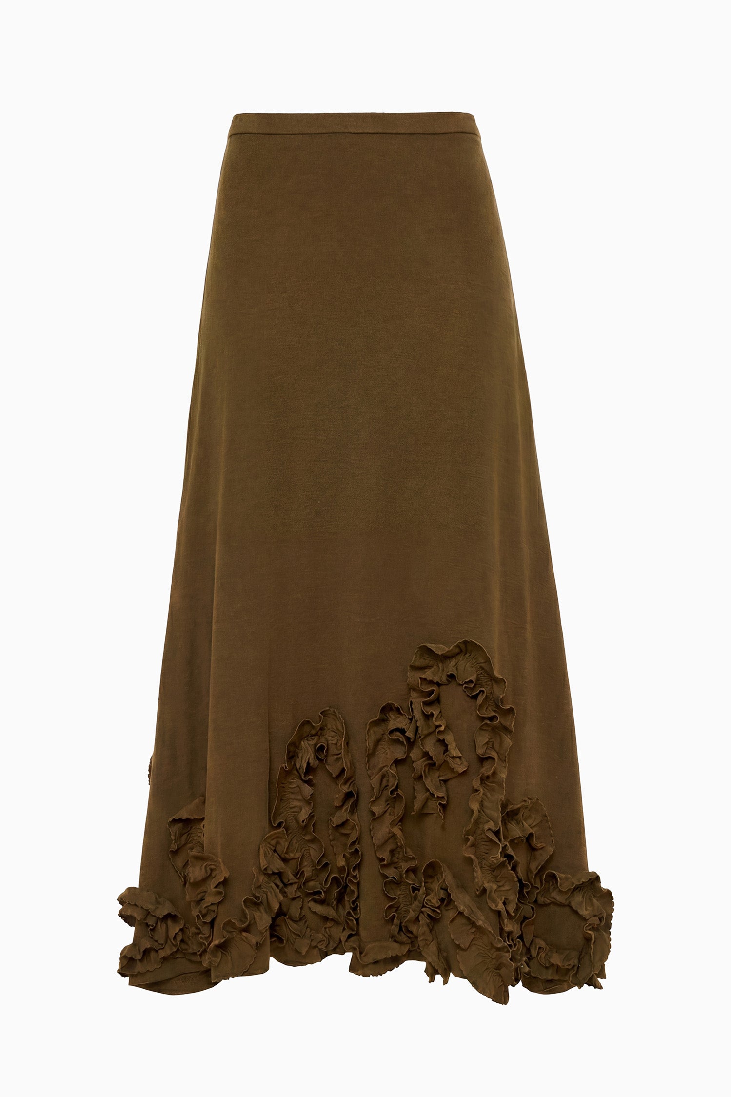 Ulla Johnson Heloise FA260816 jupe midi laine Loden vert