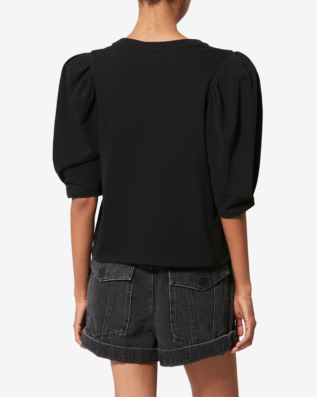 Isabel Marant Maeliss TS0311FA t-shirt coton noir