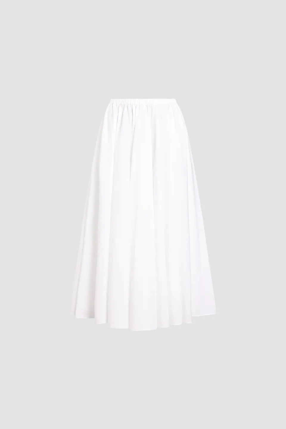 Patou SK111 jupe midi blanche faille recyclée