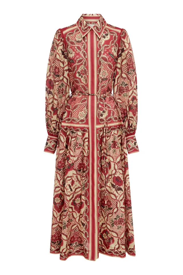 Alemais Kenny Shirtdress robe chemise midi ramie