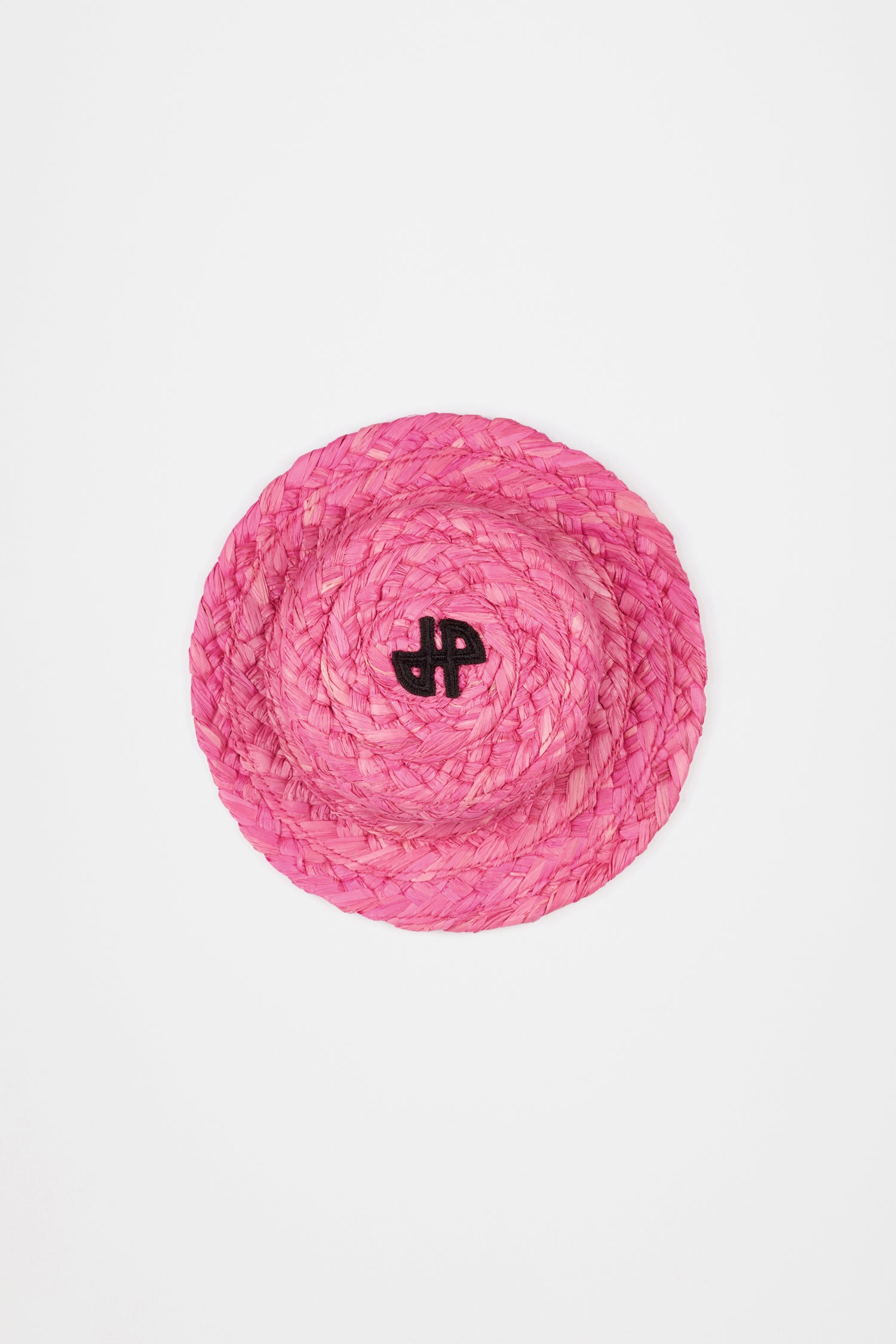 Patou Mini JP P23AC043 chapeau raphia rose Begonia