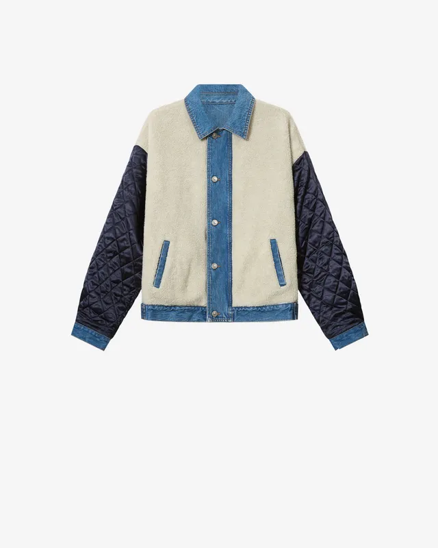 Isabel Marant Johan veste denim réversible bleu coton