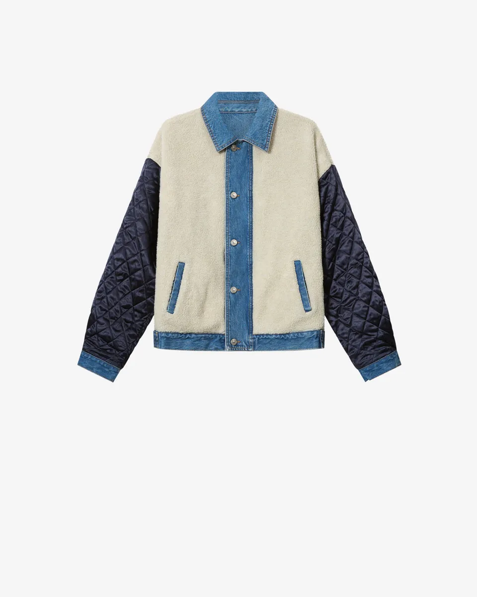 Isabel Marant Johan veste denim réversible bleu coton