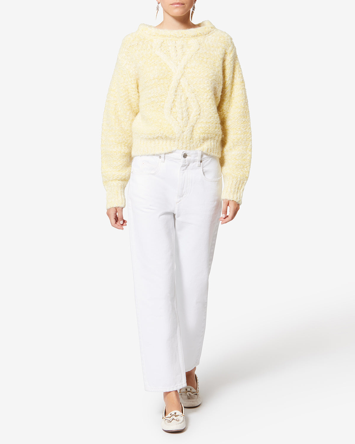 Isabel Marant Dakota jean blanc 7/8 taille regular