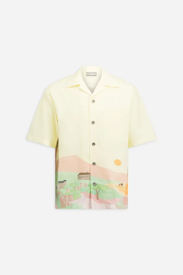 Paul & Joe Summer chemise manches courtes coton jaune