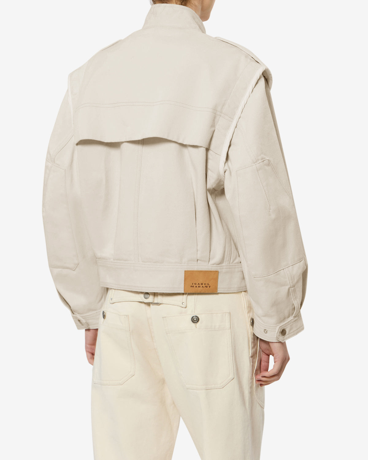 Isabel Marant Edany veste blouson coton écru