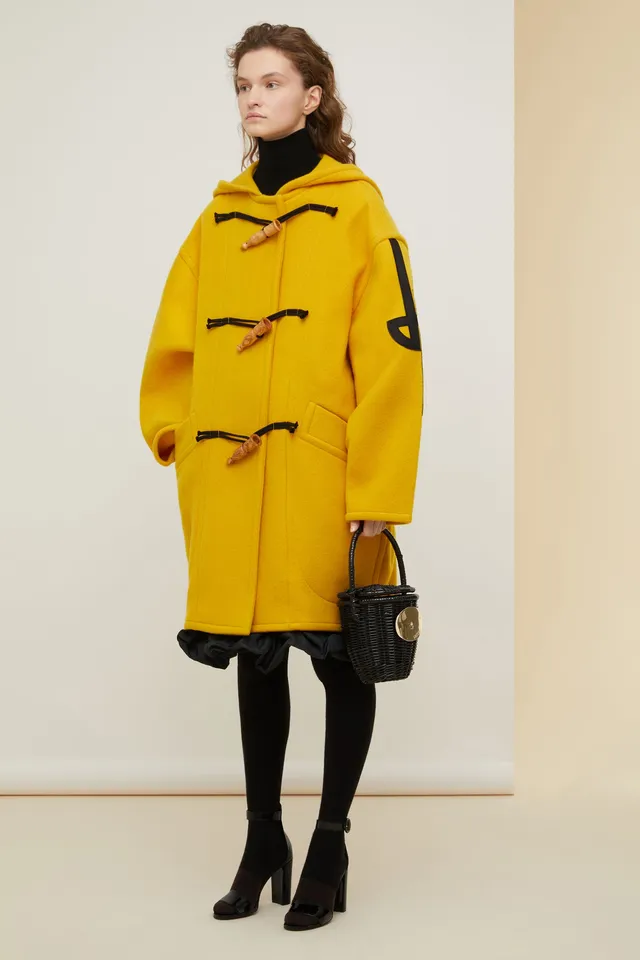 Patou Coats CO006 duffle-coat Saffron laine cachemire