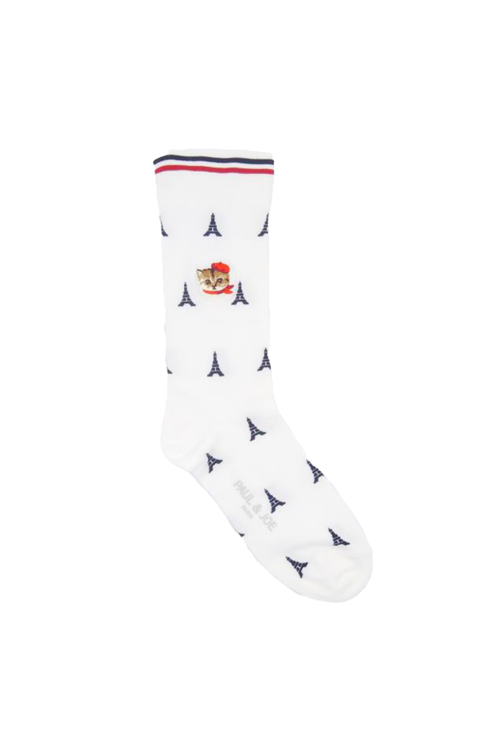 PAUL & JOE Nounette in Paris chaussettes blanches écru TU