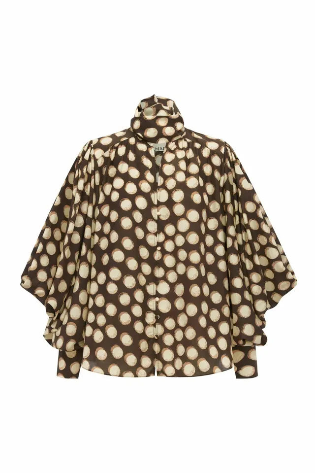 Alemäis Paula Blouse chemisier coton soie imprimé