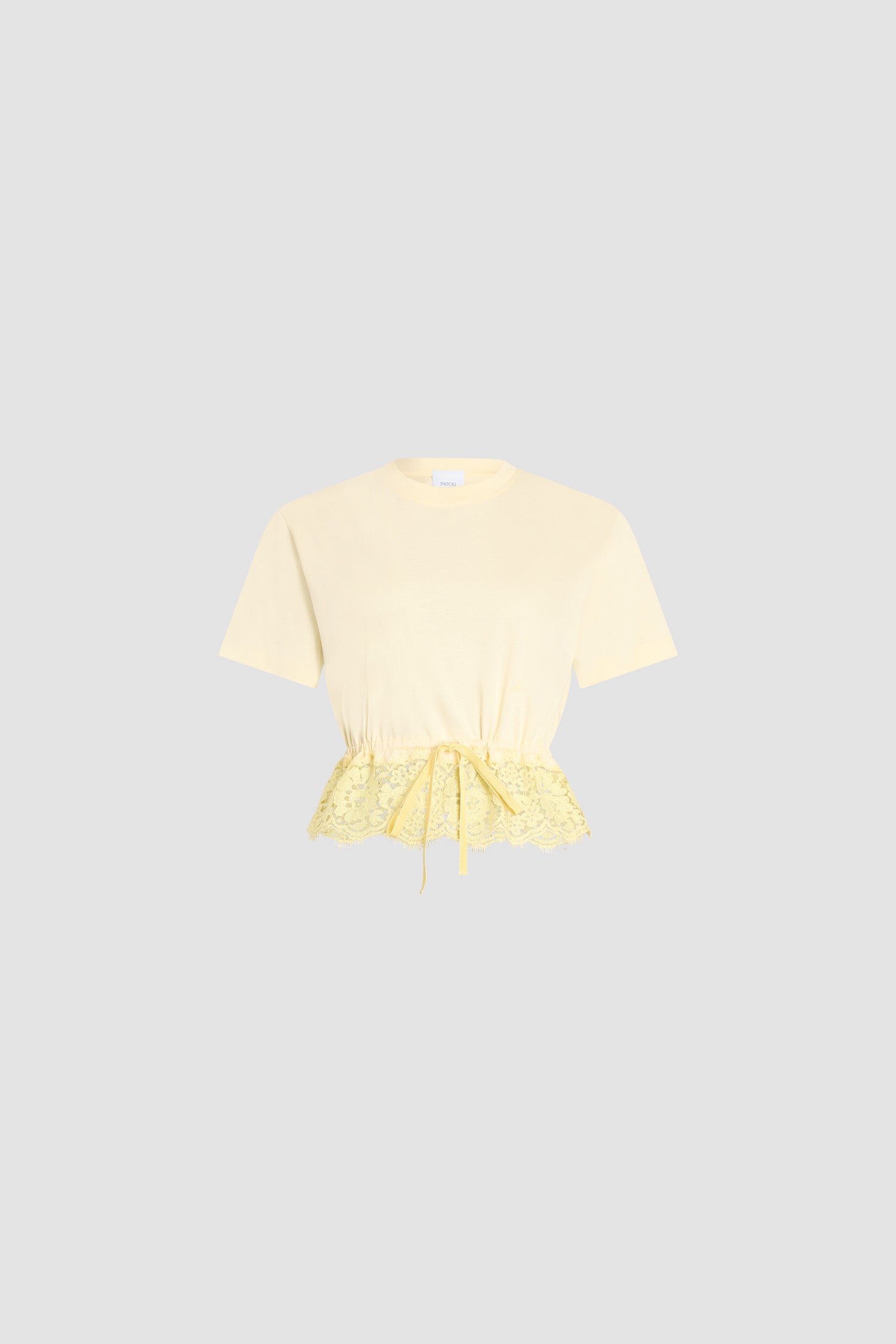 Patou JE256 t-shirt coton dentelle Lemonade XS-XL