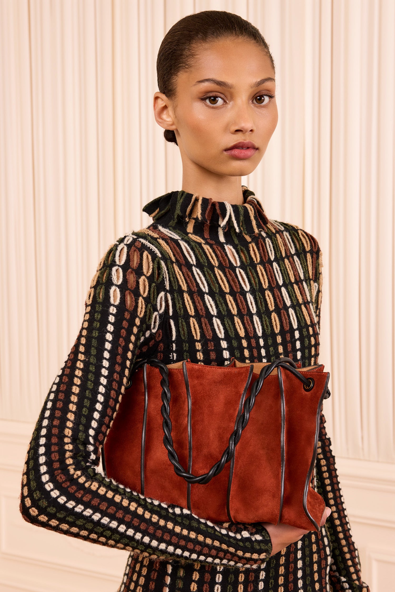 Ulla Johnson Adria sac bandoulière rouille suède