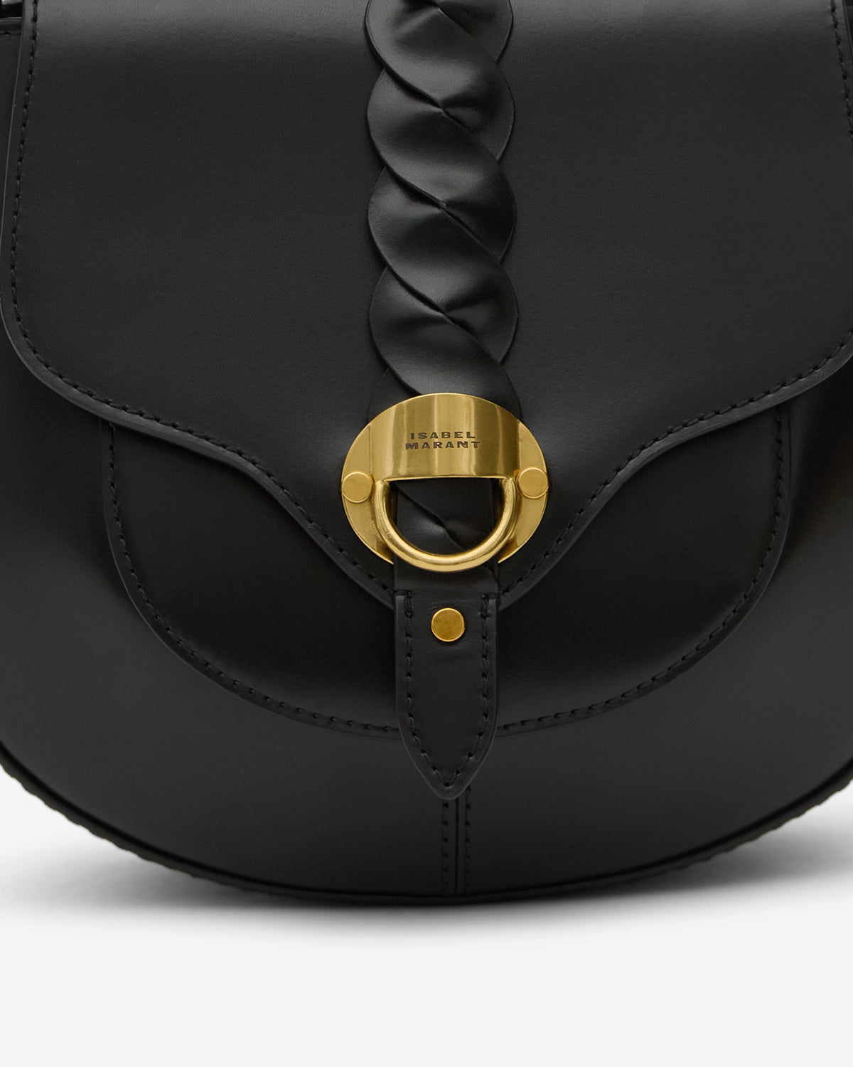 Isabel Marant Altay Small sac cuir bandoulière noir