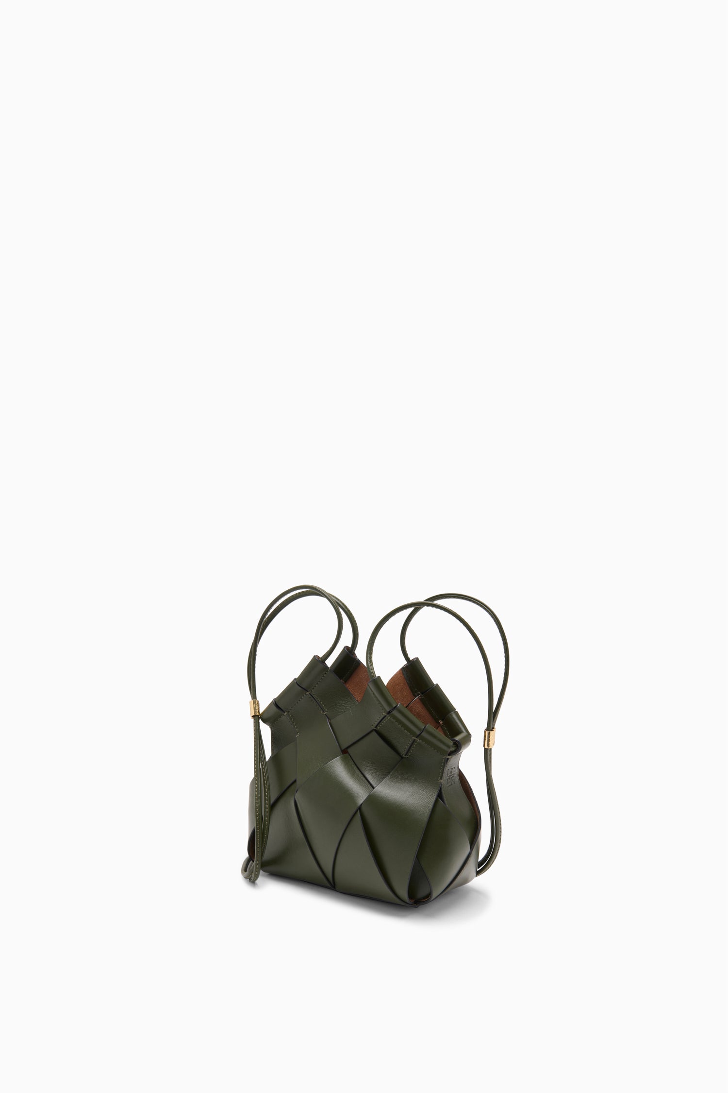 Ulla Johnson Charlotte sac bandoulière Militaire cuir vert