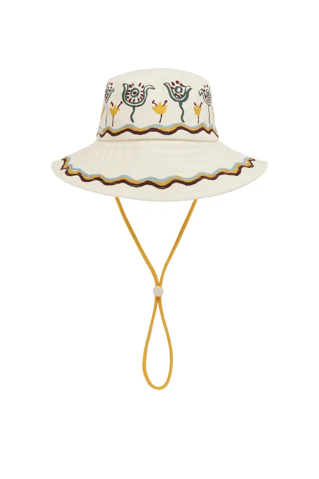 Alemäis Accessories Sun Dancer Bucket Hat Bob Coton OS
