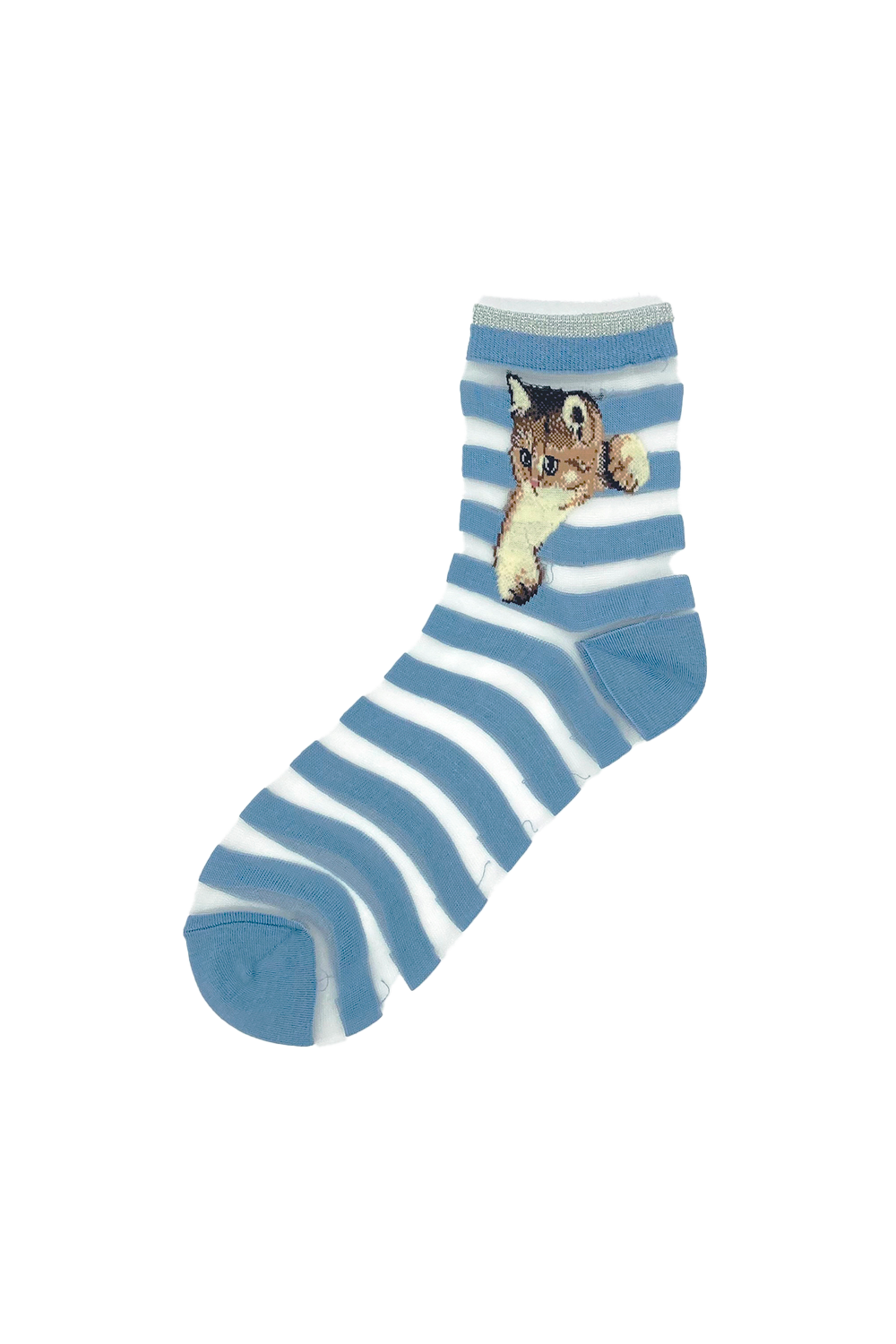 Paul & Joe Nounette chaussettes noires transparentes motifs