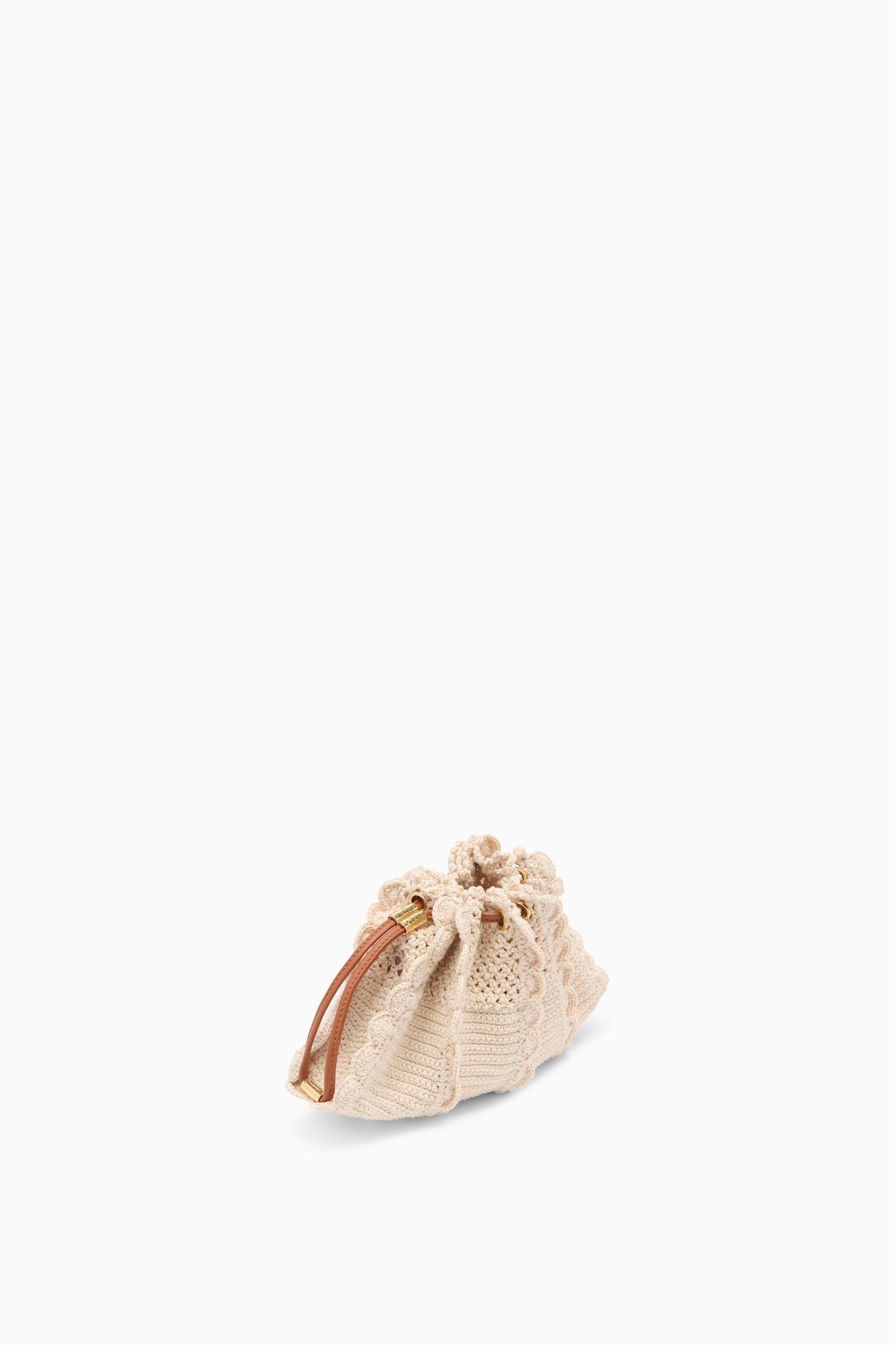 Ulla Johnson Adria Small sac bandoulière Cowrie crochet