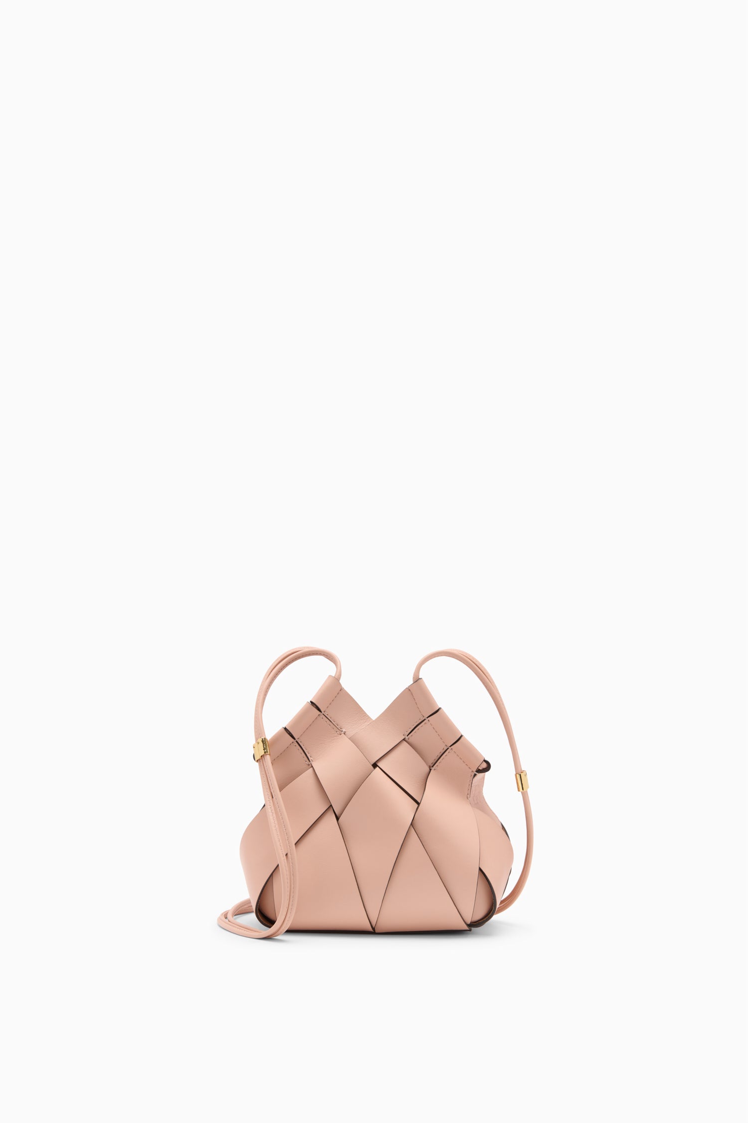 Ulla Johnson Charlotte sac bandoulière cuir rose Tulip