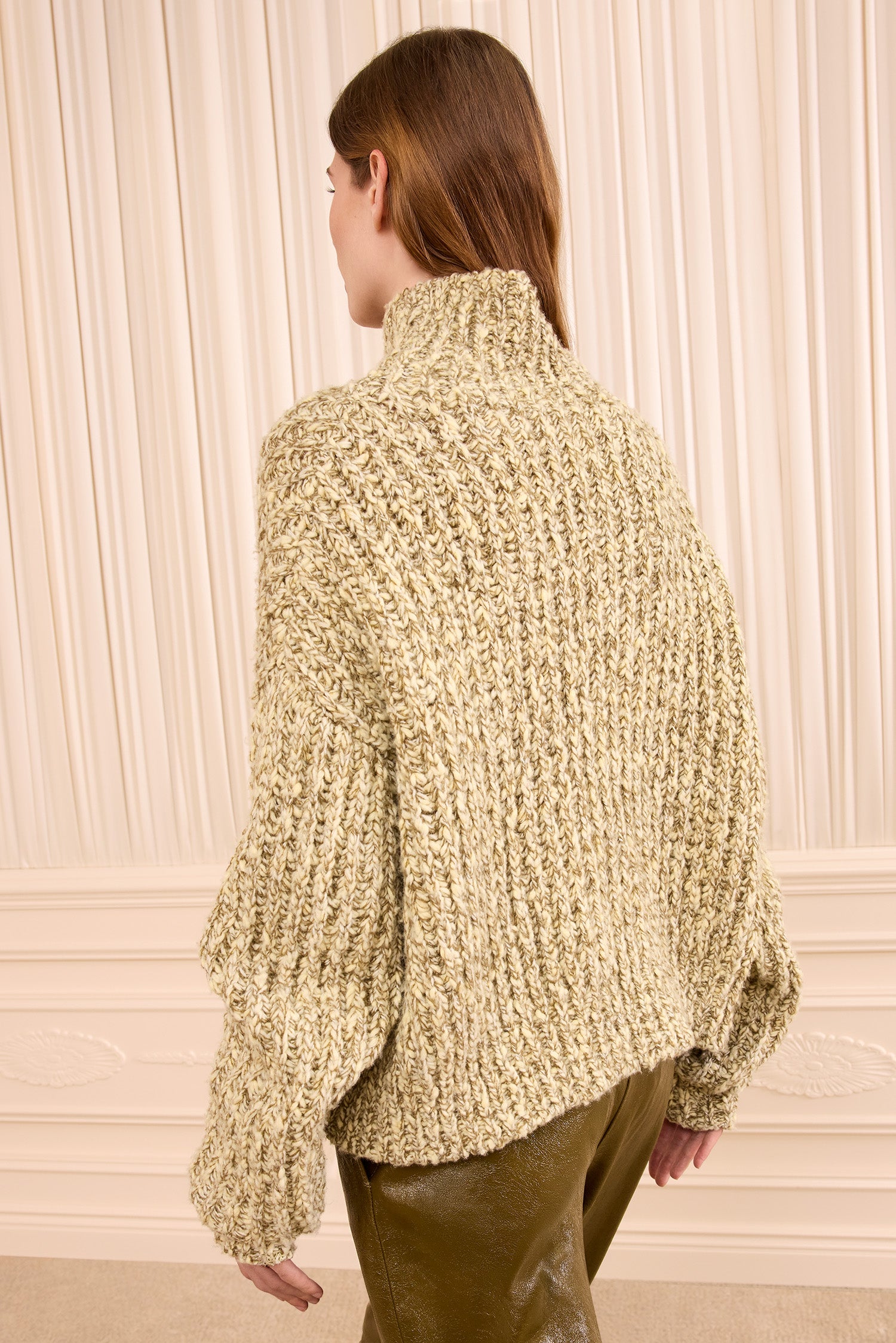 Ulla Johnson Albie pull col roulé Alabaster laine