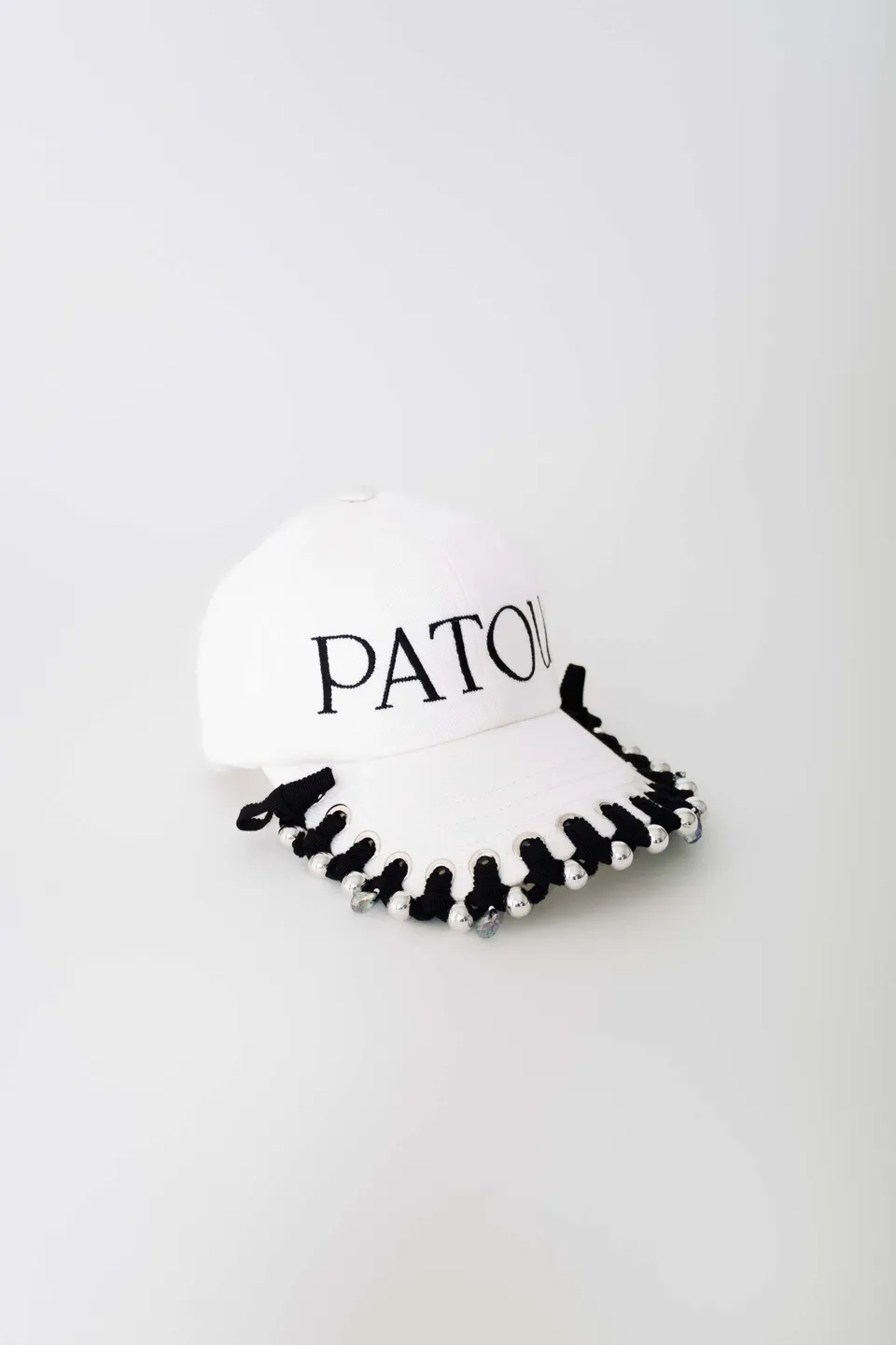 Patou E24SP053 casquette coton noire logo S M L