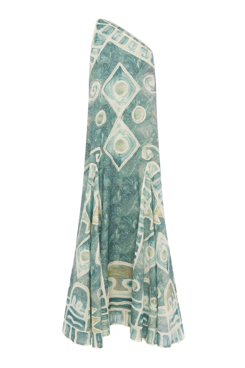 Alemaïs Samira Gown robe asymétrique ramie coton