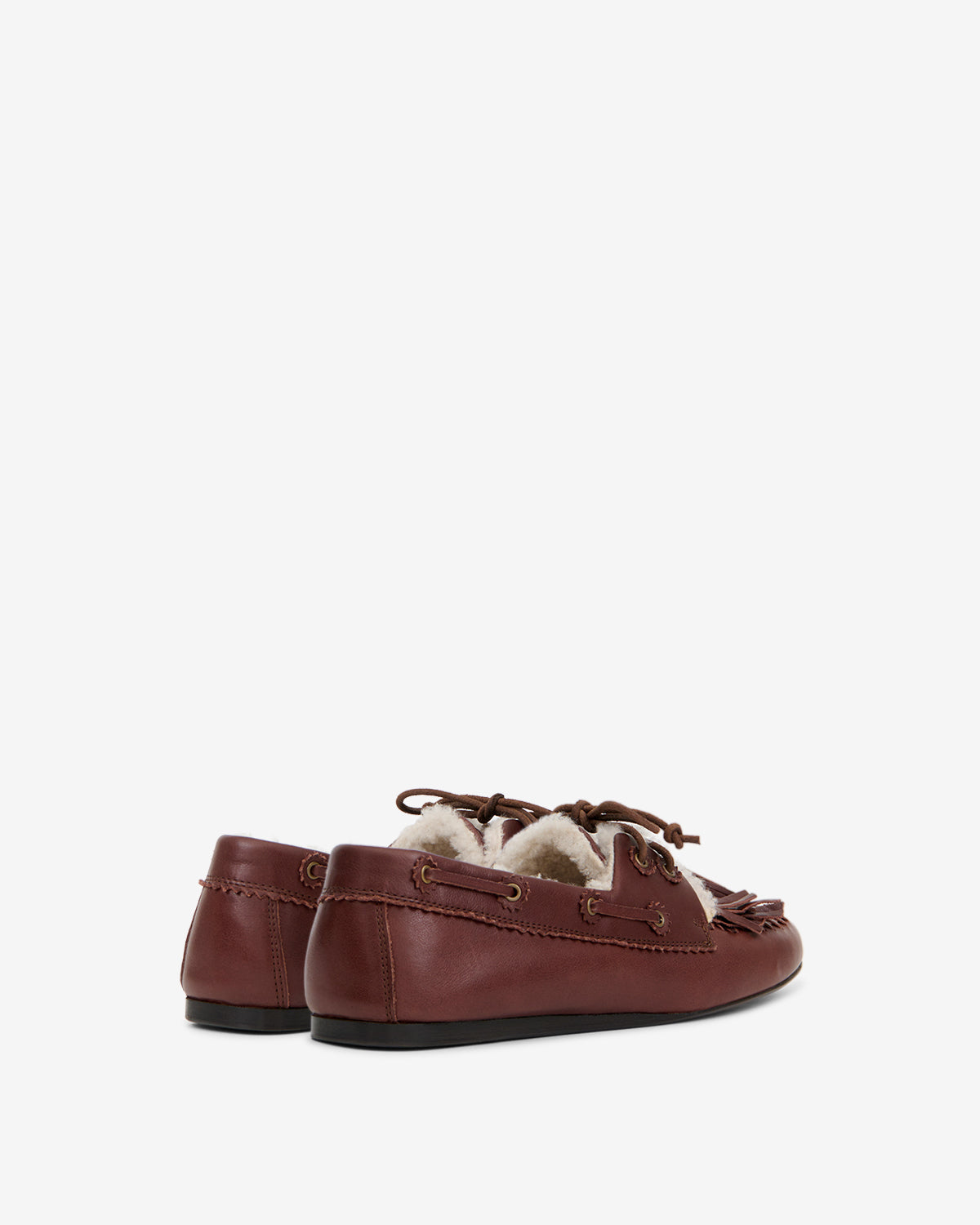 Isabel Marant Fersi MC0038FB mocassins marron shearling