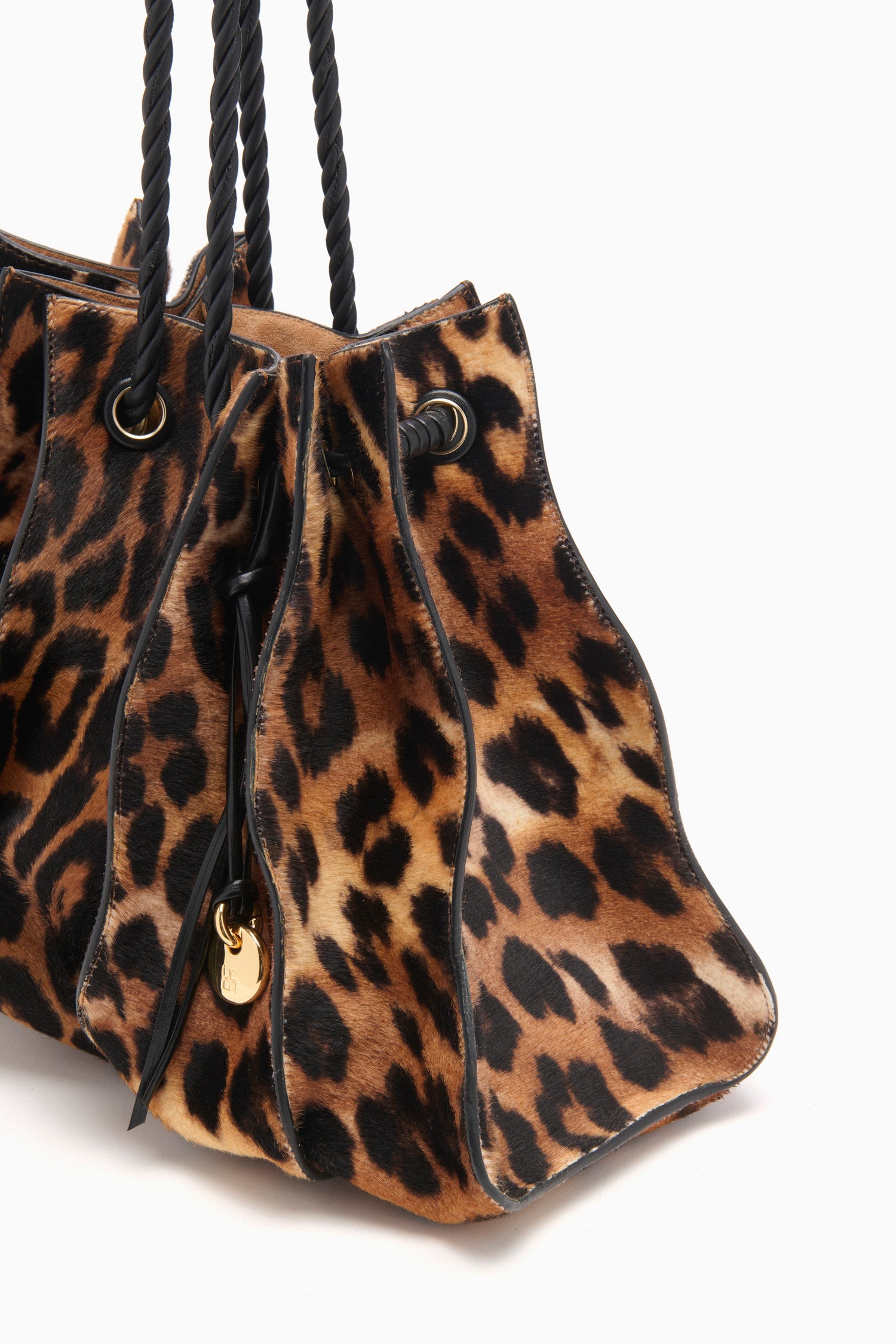 Ulla Johnson Adria tote cuir Leopard grand cabas