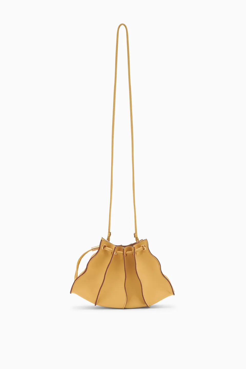 Ulla Johnson Adria PS261106 sac bandoulière cuir Lotus jaune