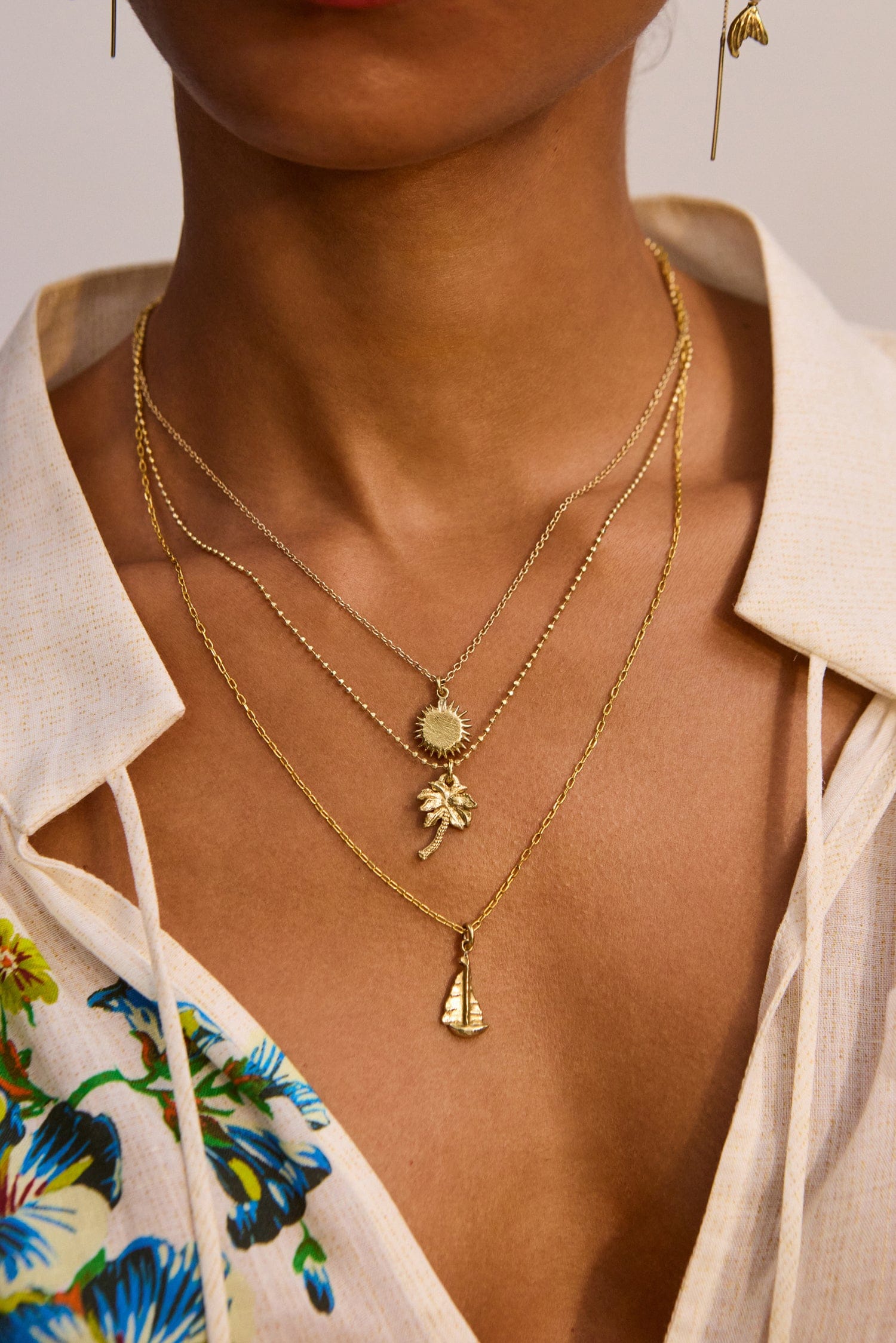 Alemaïs Calypso Multi Charm collier breloques taille OS