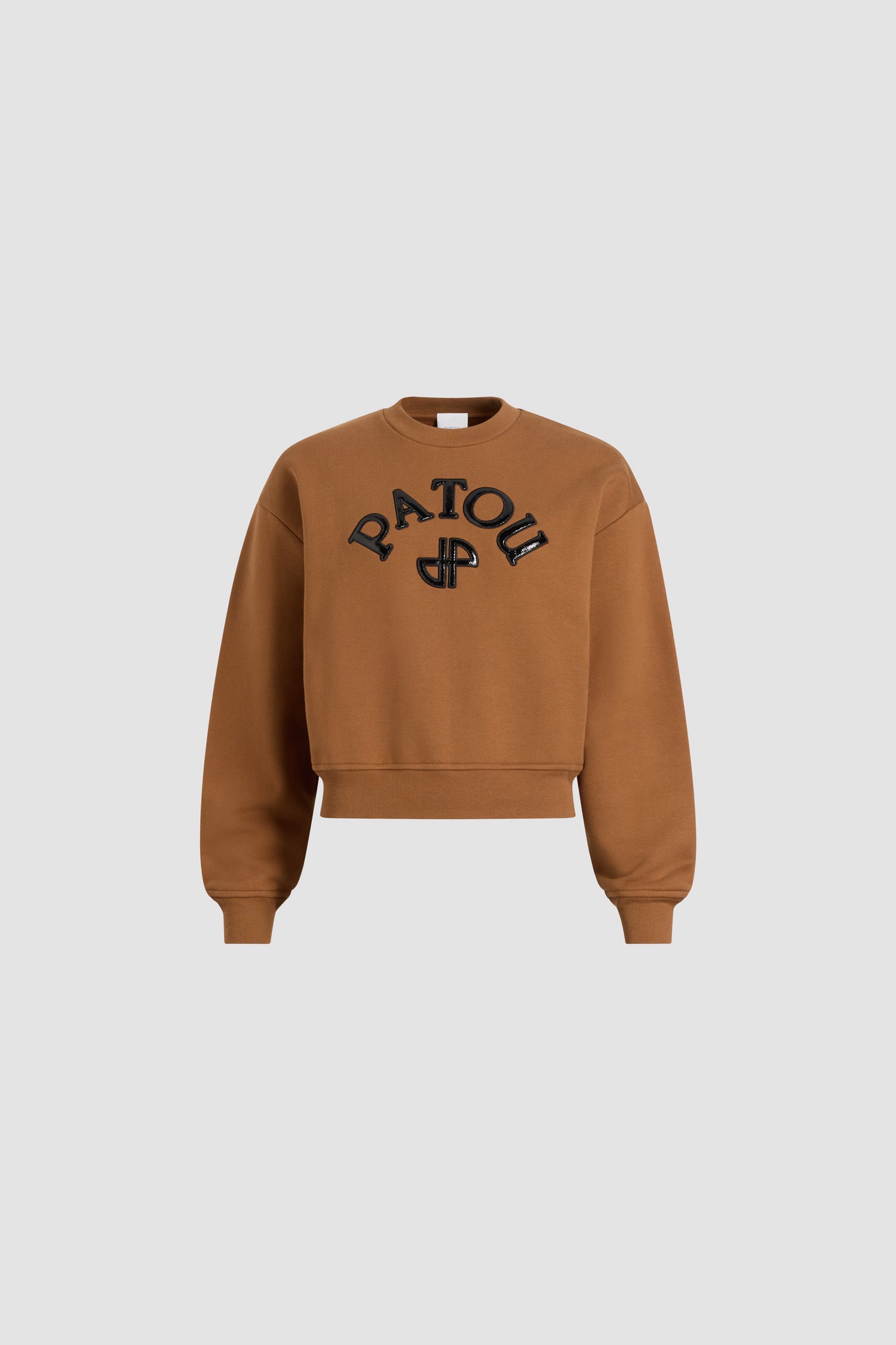 Patou H25JE1999995121B sweat marron XS-XL coton bio