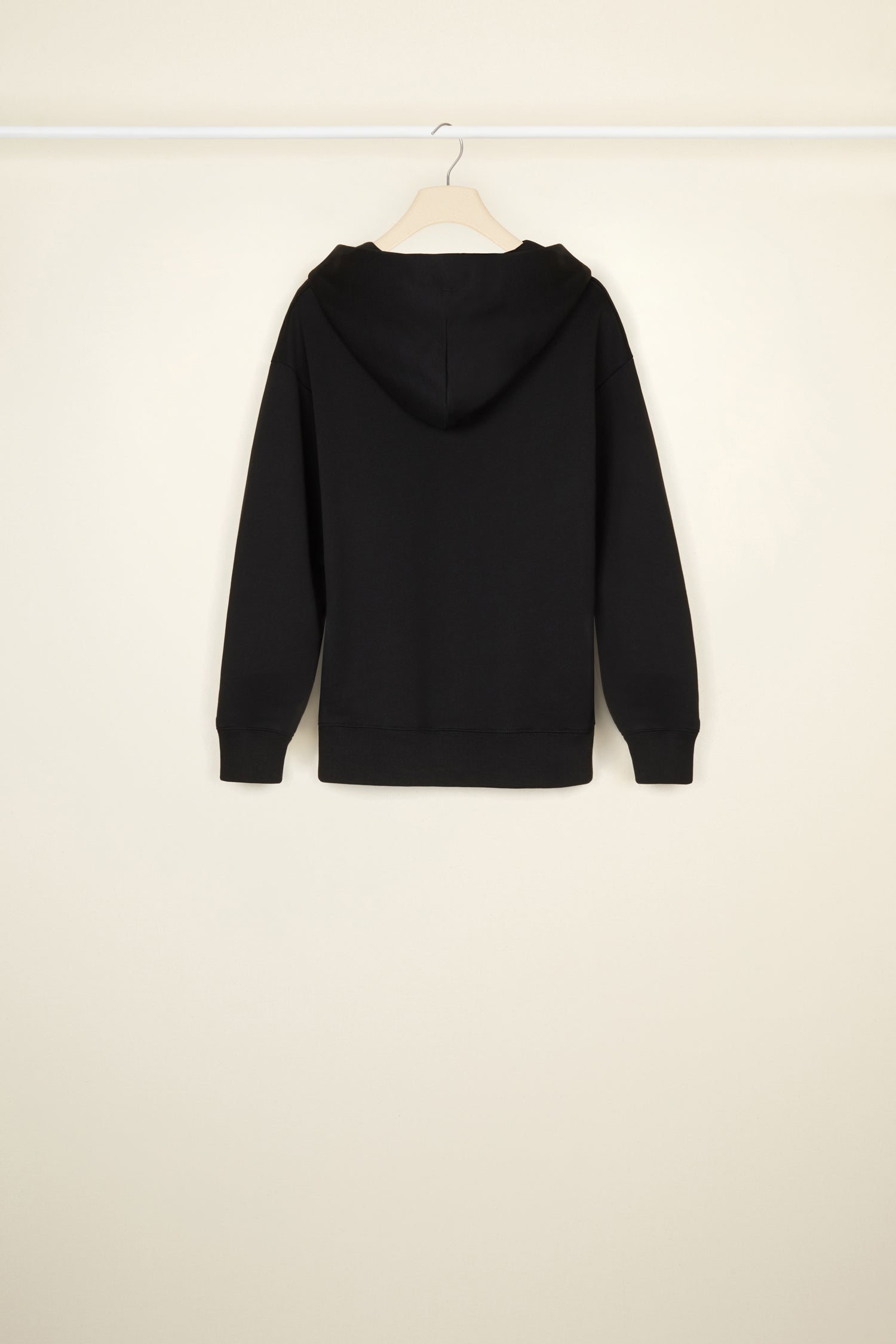 Patou P22JE0489999999B hoodie coton bio noir Barbamama