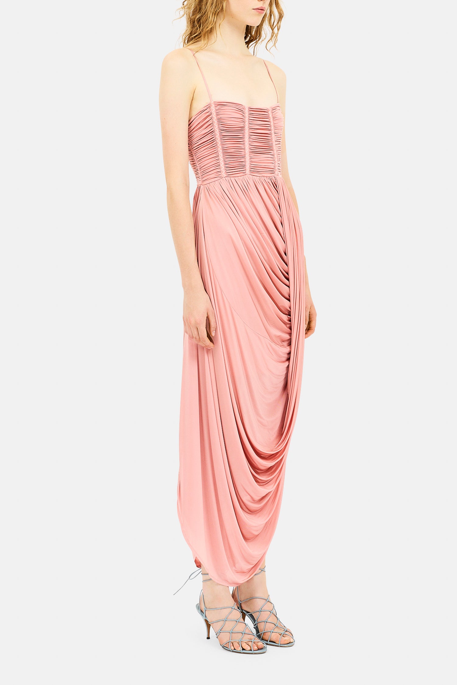 Ulla Johnson Antonia robe drapée Peony jersey midi