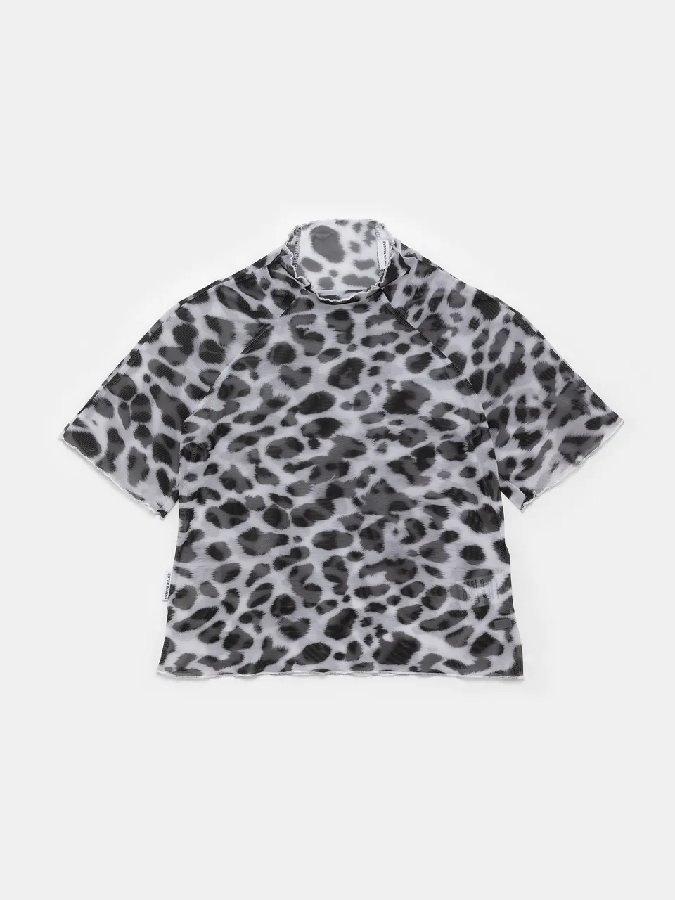 Ester Manas Easy Top haut dalmatien mesh manches courtes